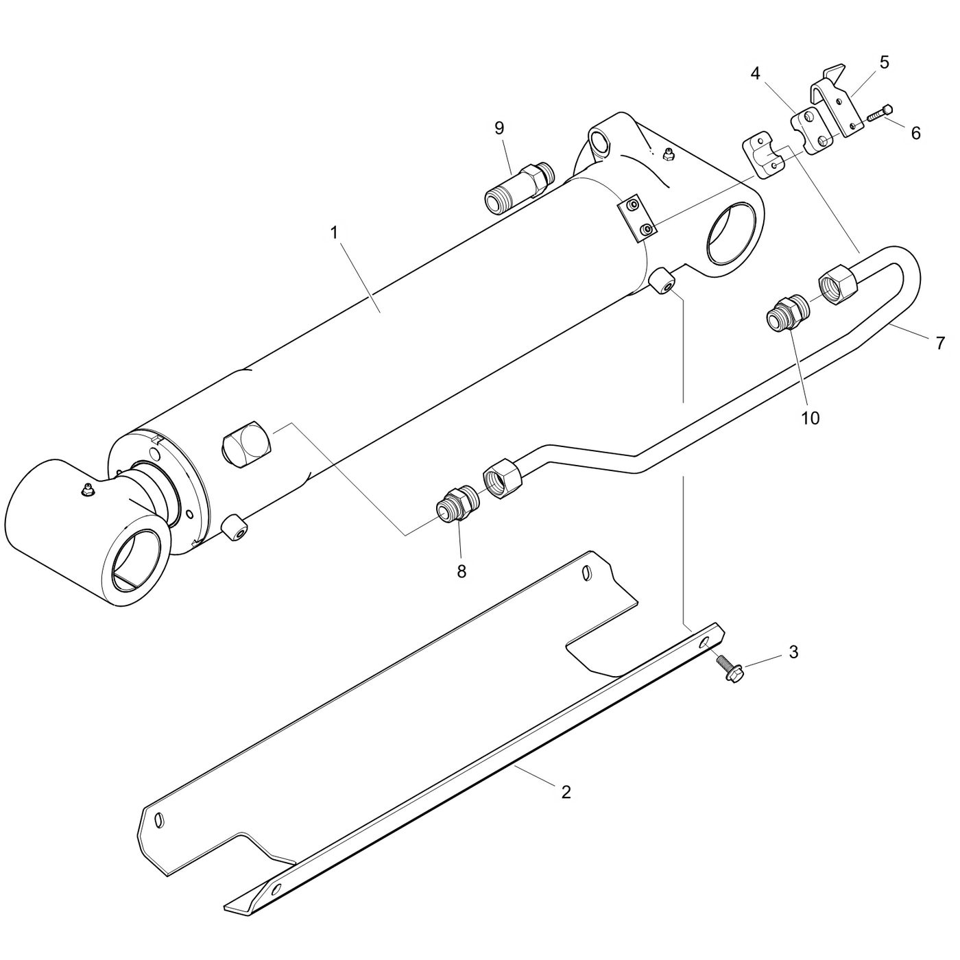 фотография Гидравлический цилиндр 5264175 от интернет-магазина sp.parts