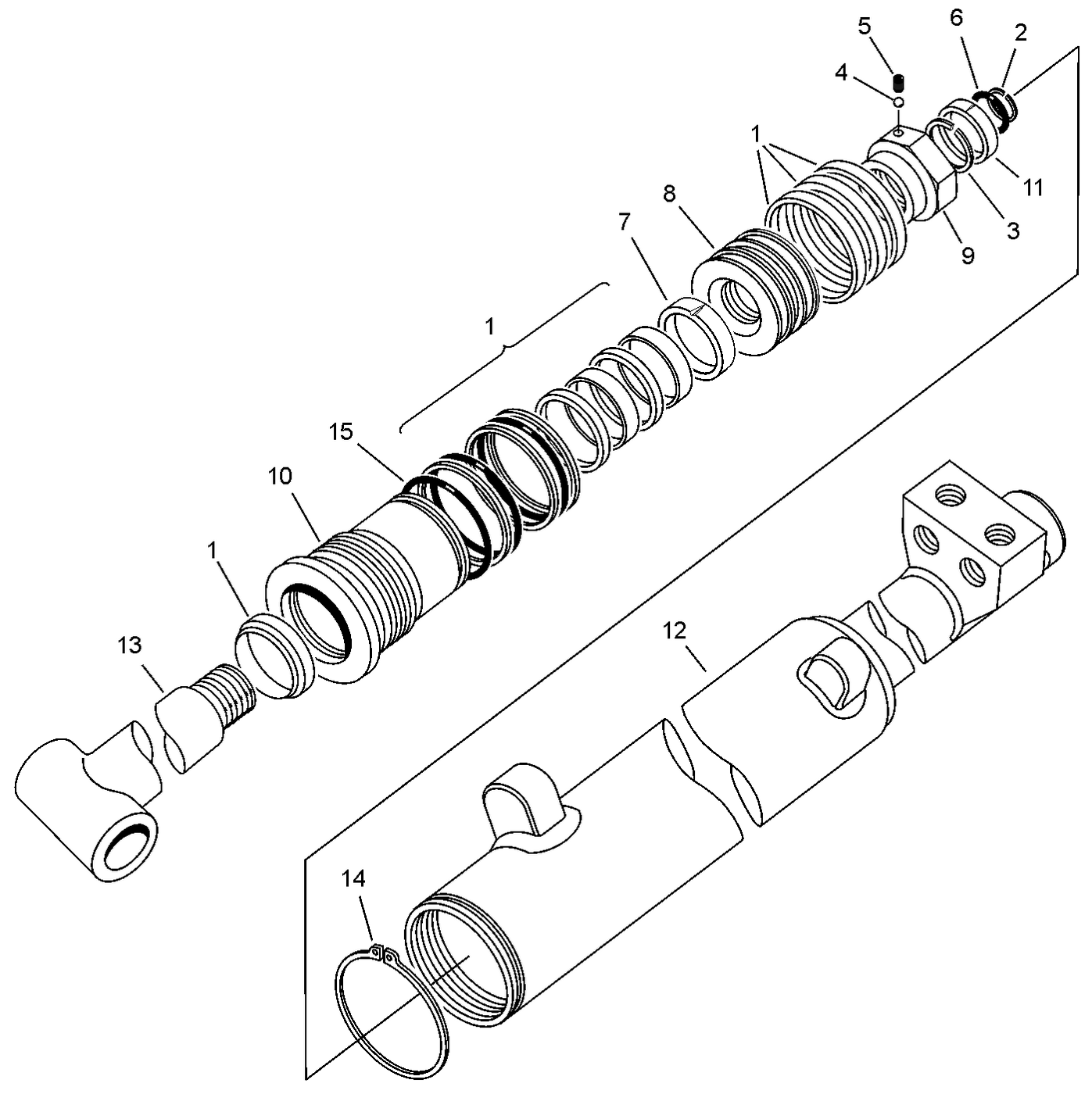 фотография Гидравлический цилиндр 5078836 от интернет-магазина sp.parts