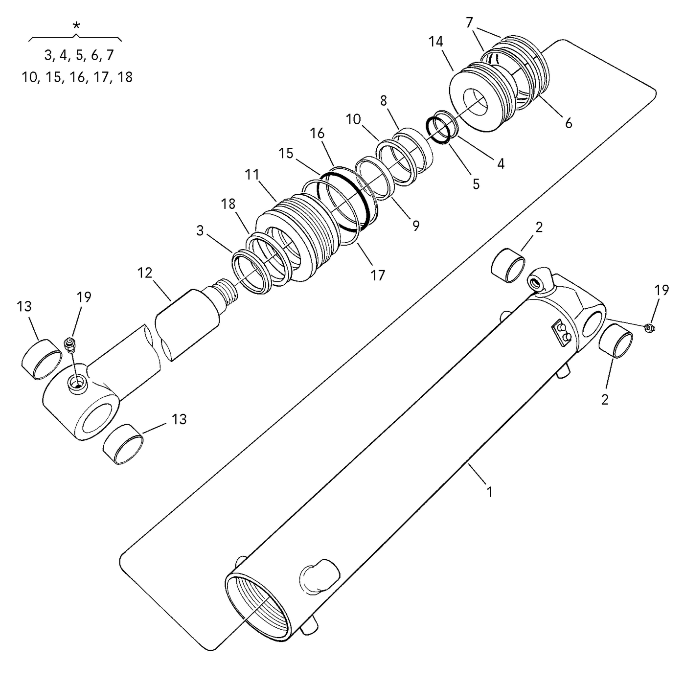 фотография Комплект уплотнений 5062464 от интернет-магазина sp.parts