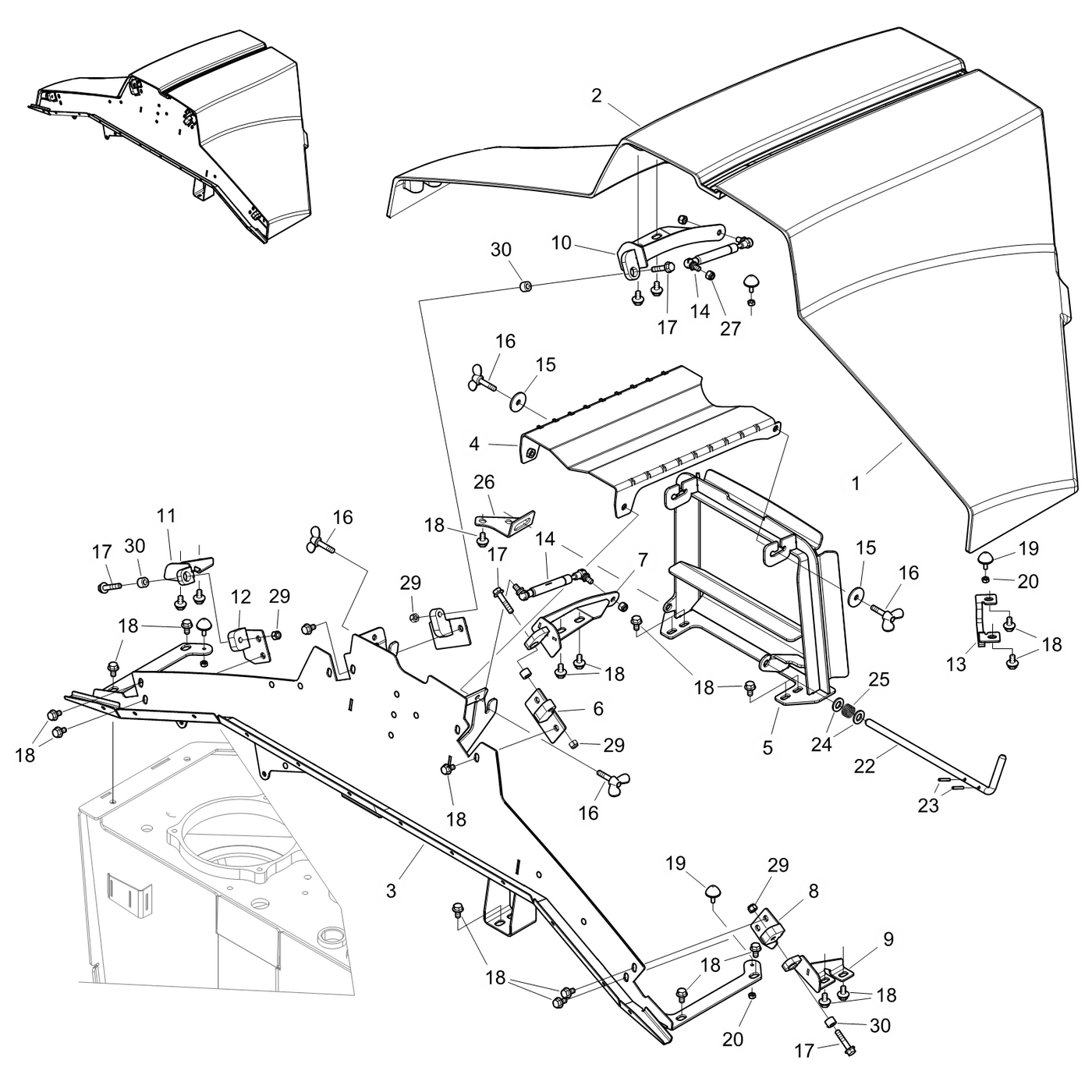 фотография Кронштейн 5276309 от интернет-магазина sp.parts