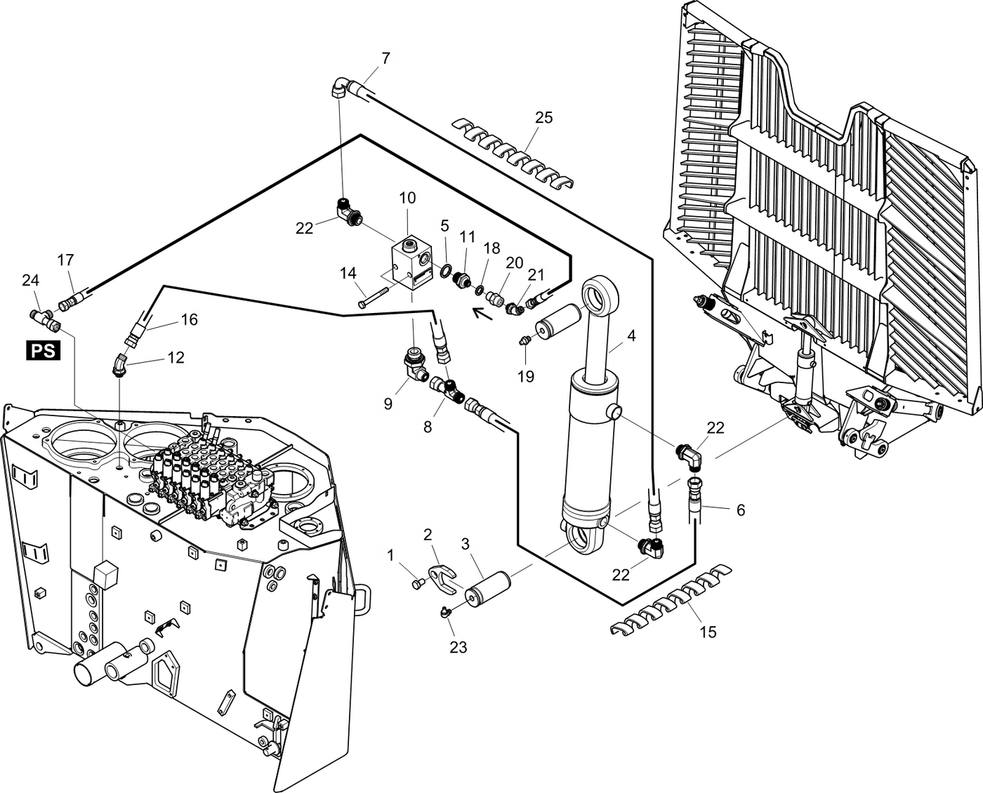 фотография Гидравлический шланг 5198887 от интернет-магазина sp.parts