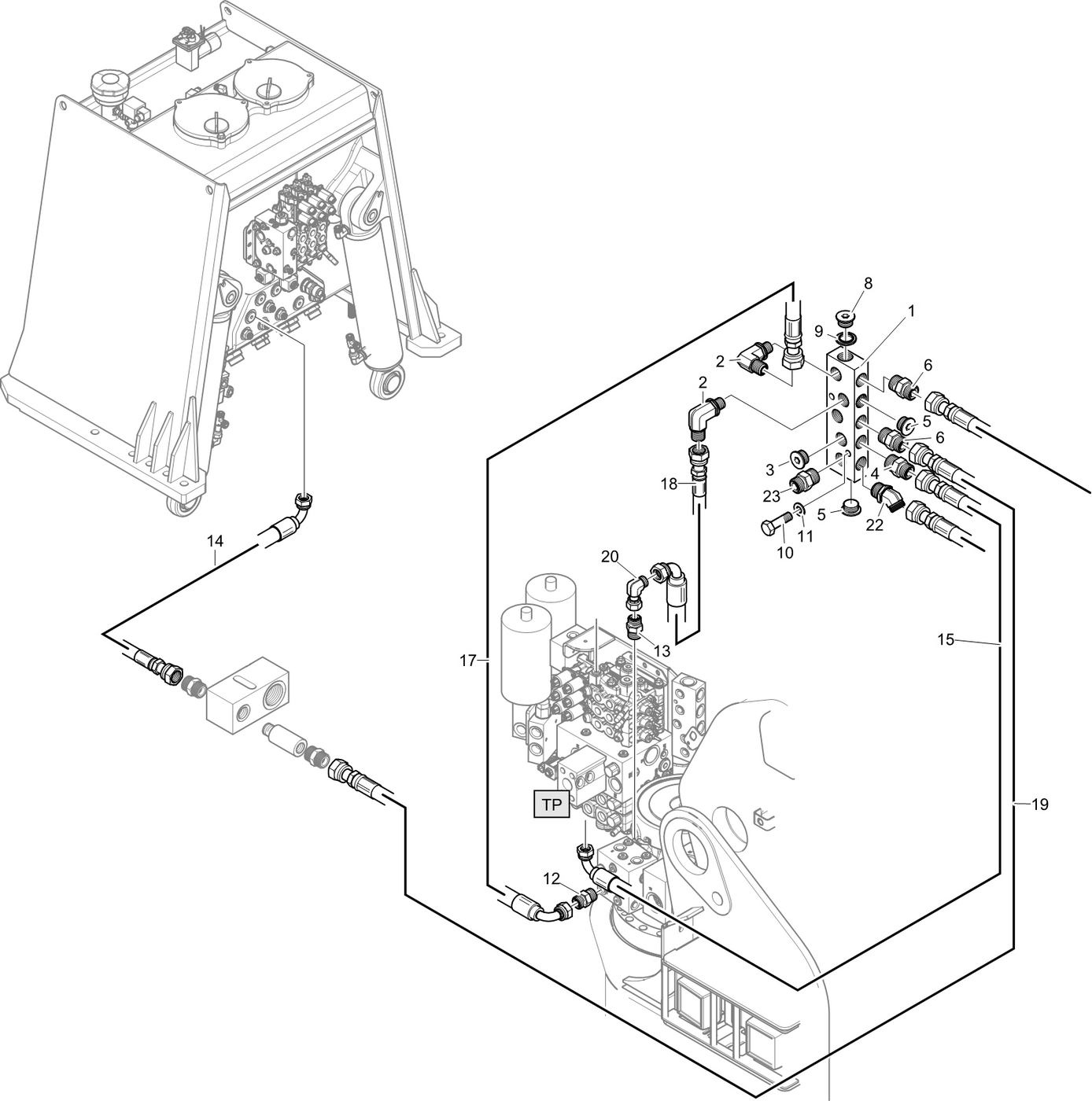 фотография Гидравлический шланг 5254925 от интернет-магазина sp.parts