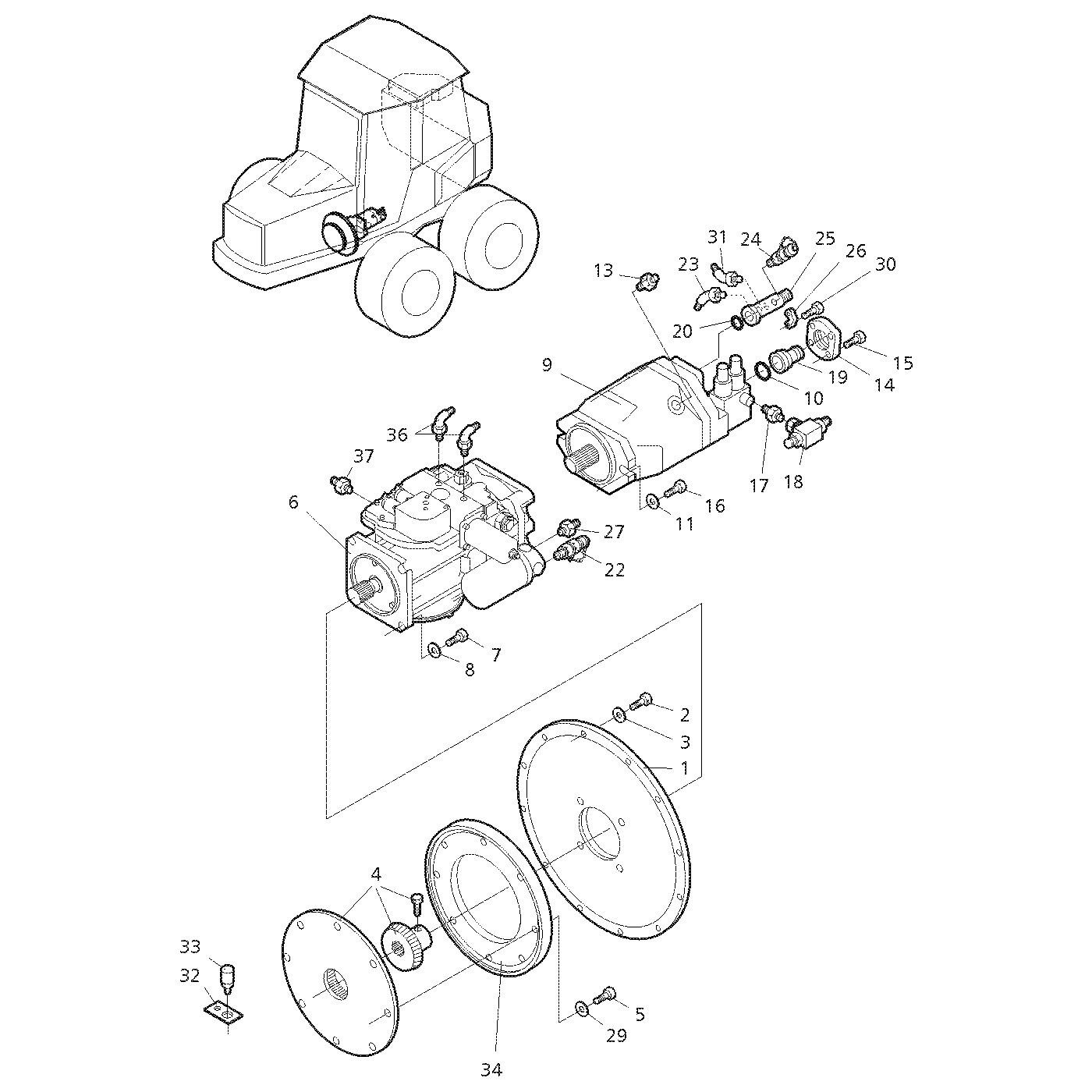 фотография Гидравлический насос 5045913 от интернет-магазина sp.parts