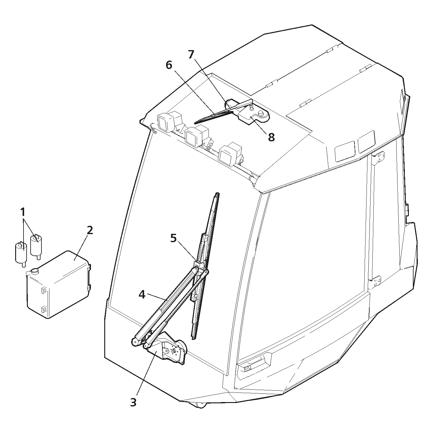 фотография Рычаг стеклоочистителя 5063933 от интернет-магазина sp.parts