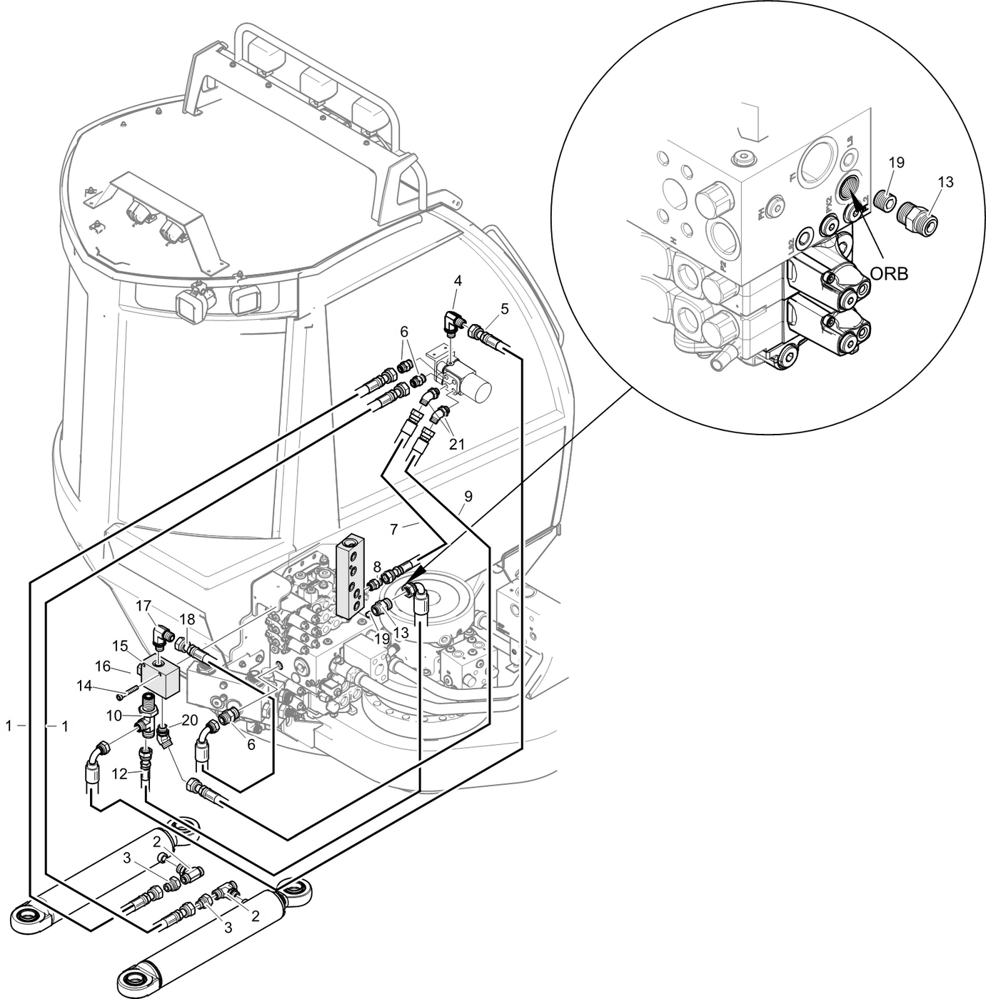 фотография Гидравлический шланг 5254426 от интернет-магазина sp.parts