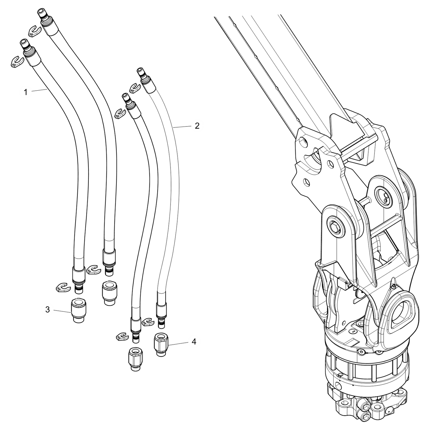 фотография Гидравлический шланг 5252295 от интернет-магазина sp.parts