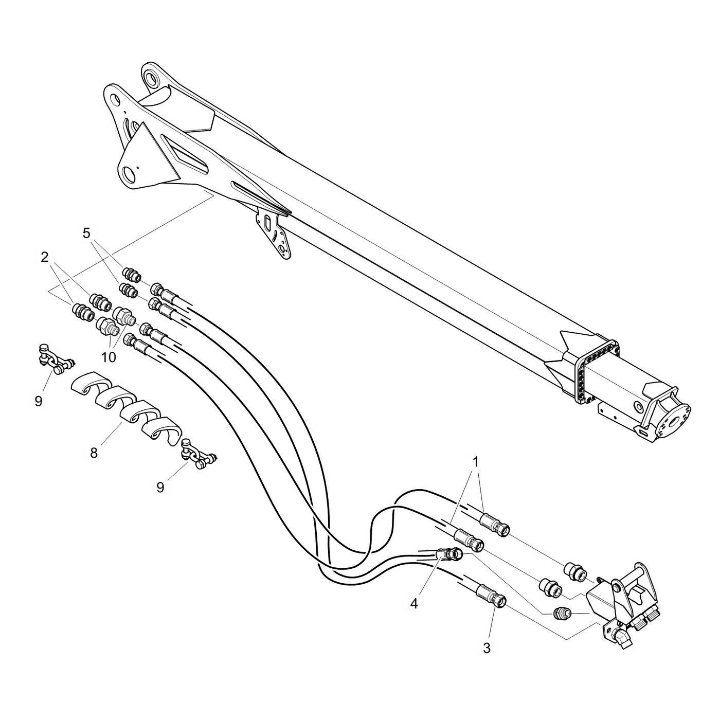 фотография Гидравлический шланг 5277037 от интернет-магазина sp.parts