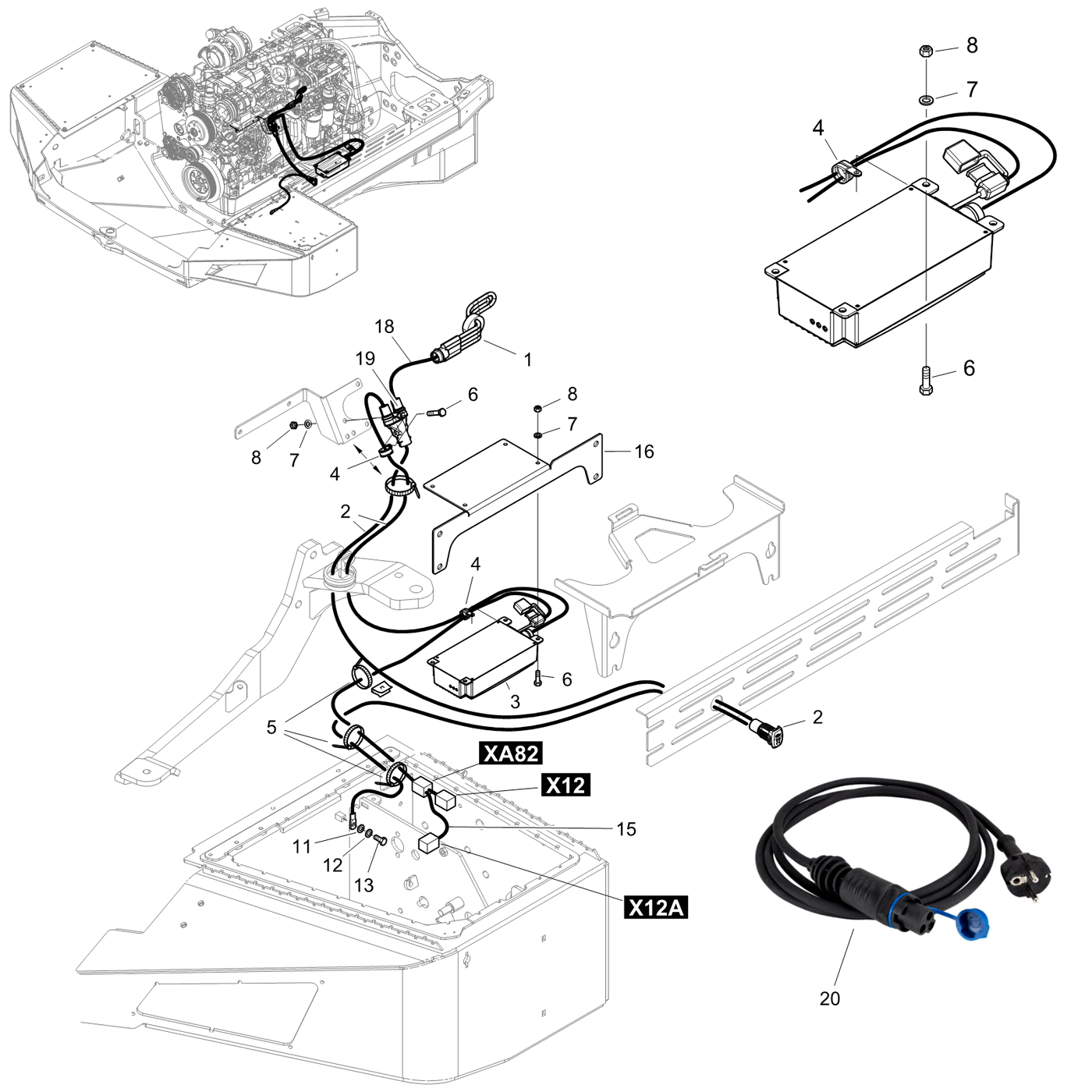 фотография Комплект электрооборудования 5285641 от интернет-магазина sp.parts