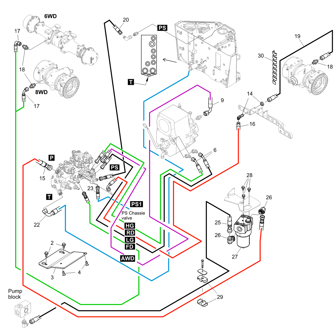 фотография Гидравлический шланг 5244574 от интернет-магазина sp.parts