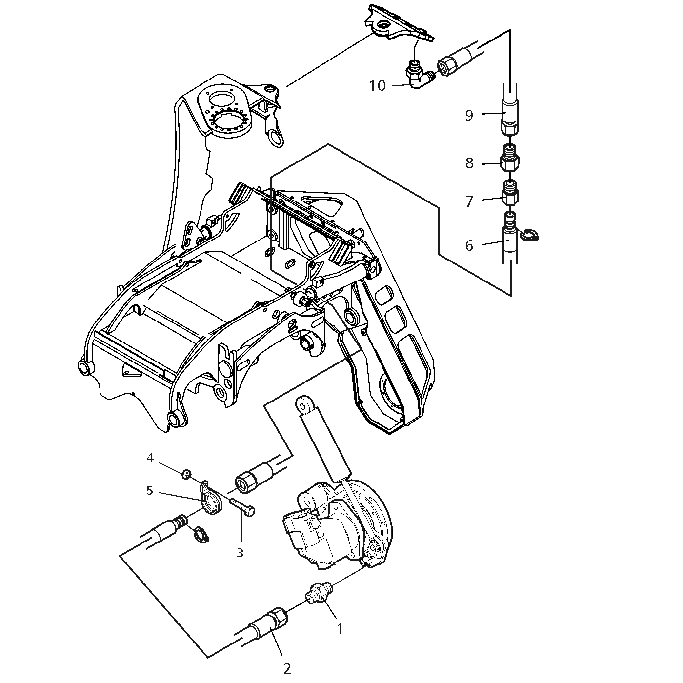 фотография Гидравлический шланг 5072322 от интернет-магазина sp.parts