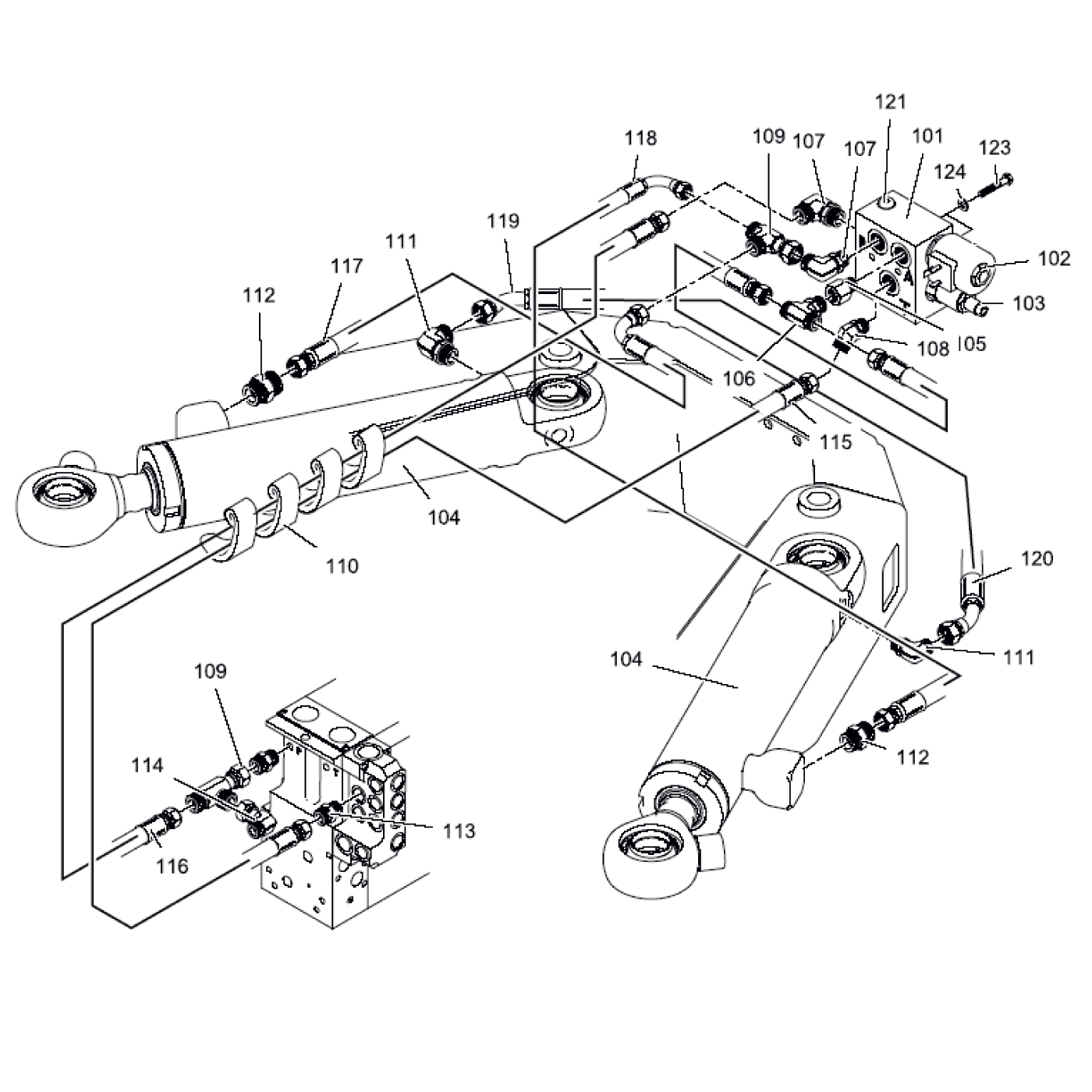 фотография Гидравлический шланг 5090654 от интернет-магазина sp.parts