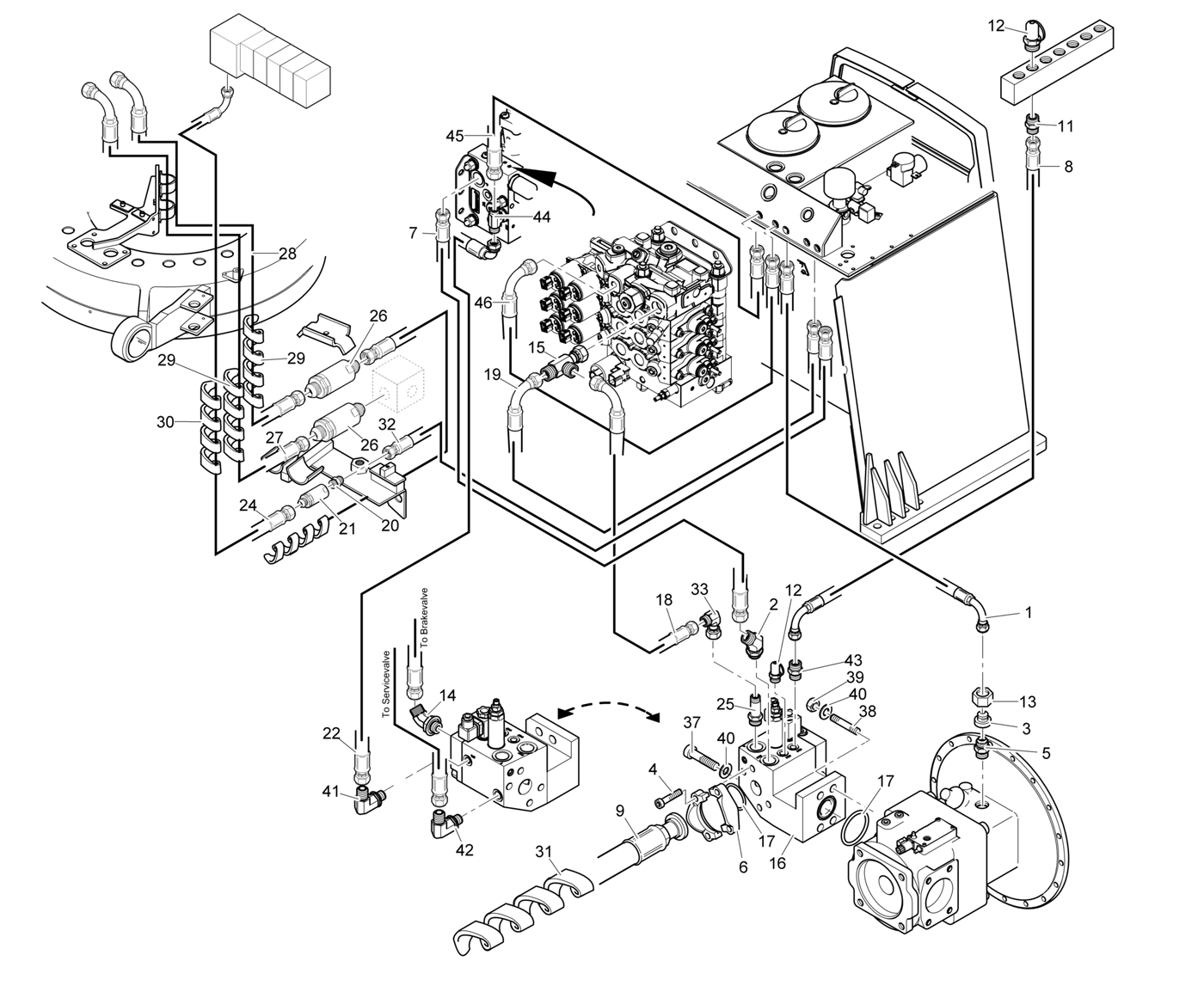 фотография Гидравлический шланг 5226340 от интернет-магазина sp.parts