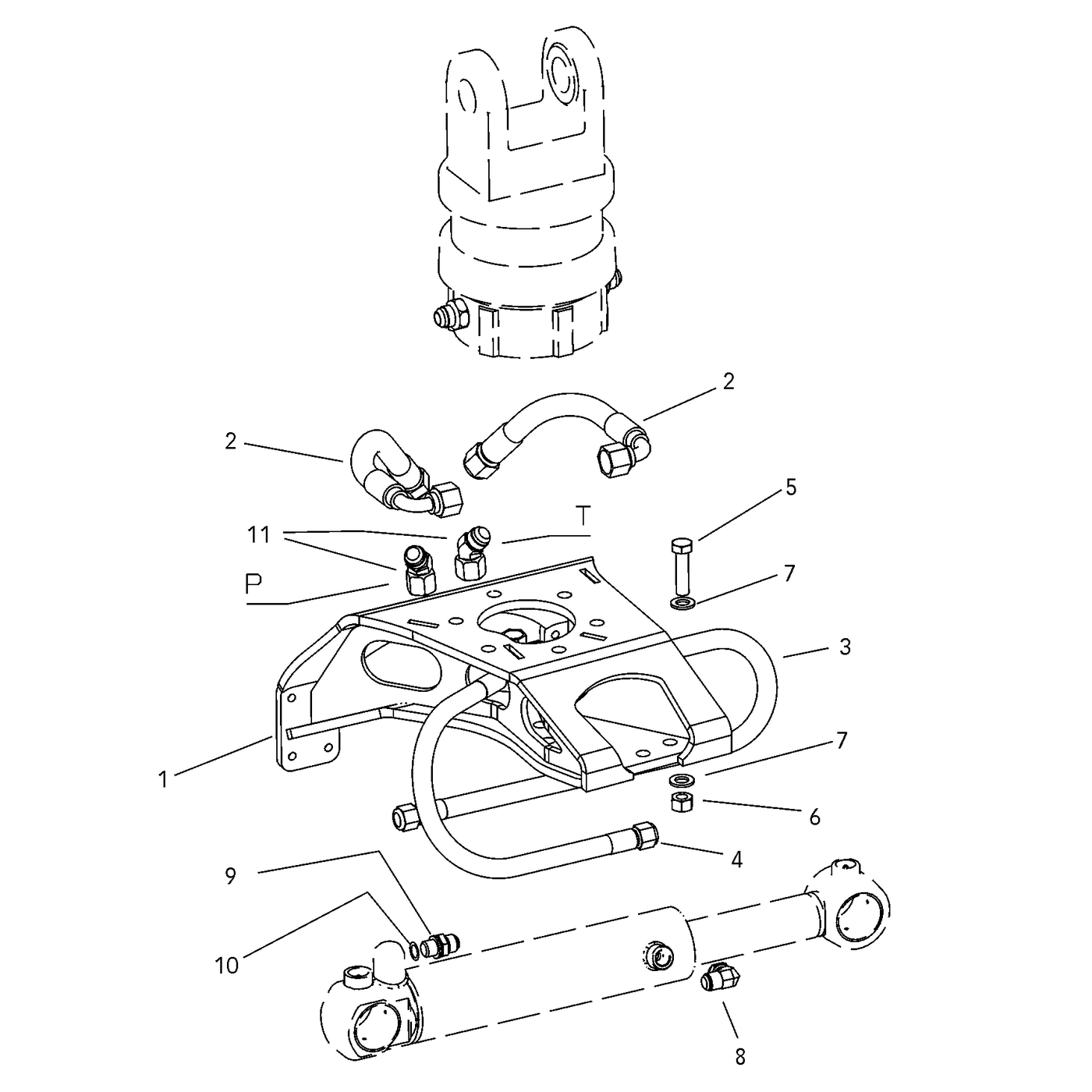 фотография Гидравлический шланг 5072611 от интернет-магазина sp.parts