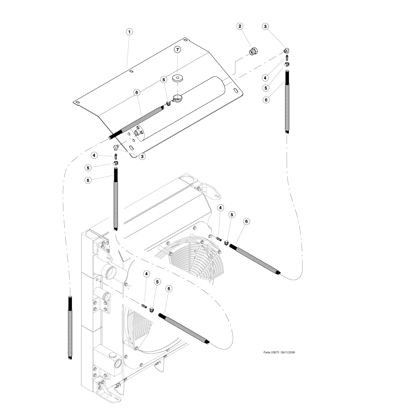 фотография Кожух вентилятора 5054511 от интернет-магазина sp.parts