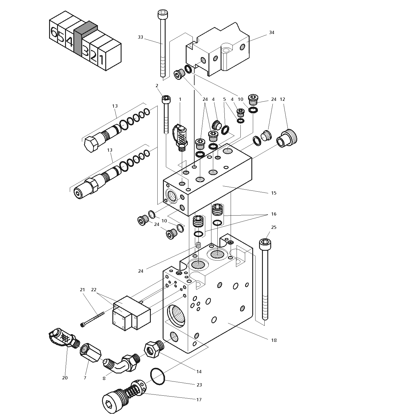 фотография Блок клапанов 5037539 от интернет-магазина sp.parts