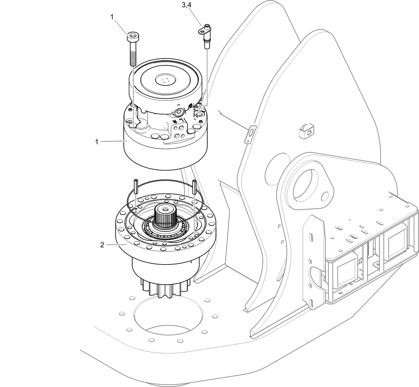 фотография Гидравлический мотор 5242859 от интернет-магазина sp.parts