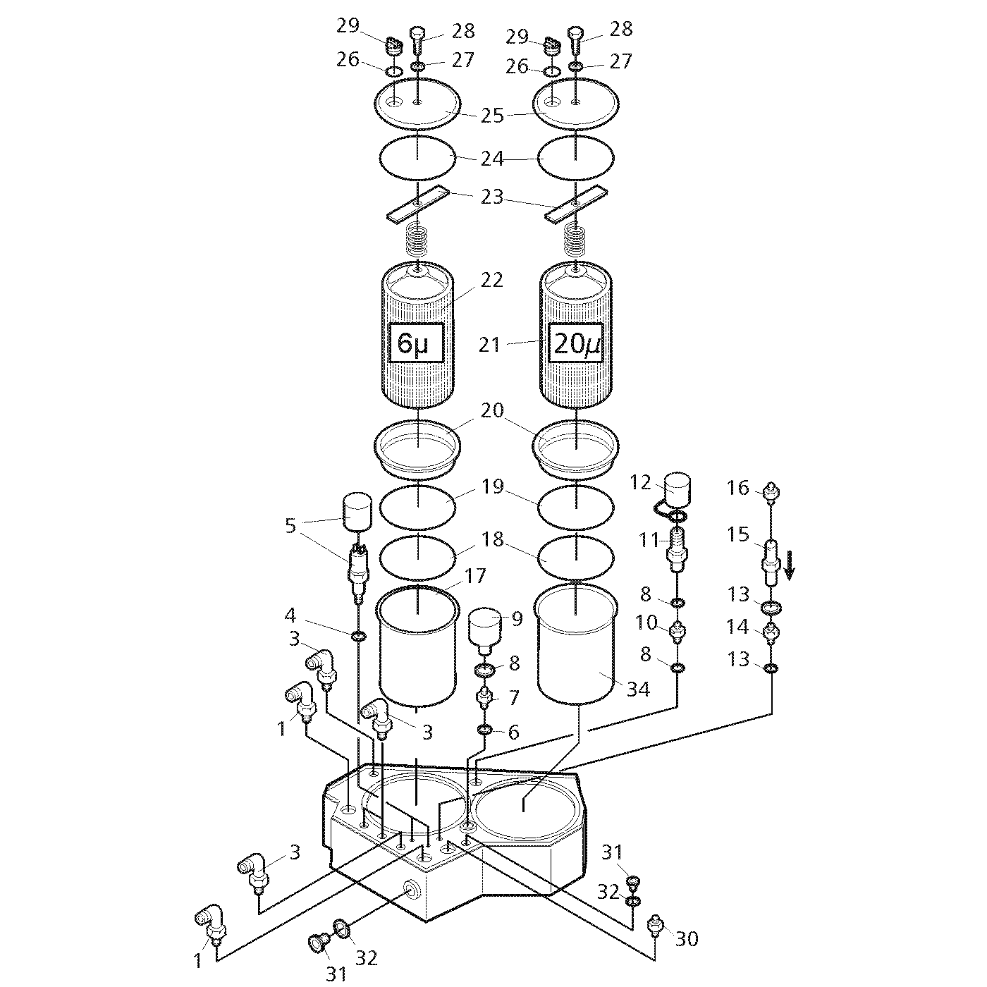 фотография Элемент фильтра 5044074 от интернет-магазина sp.parts