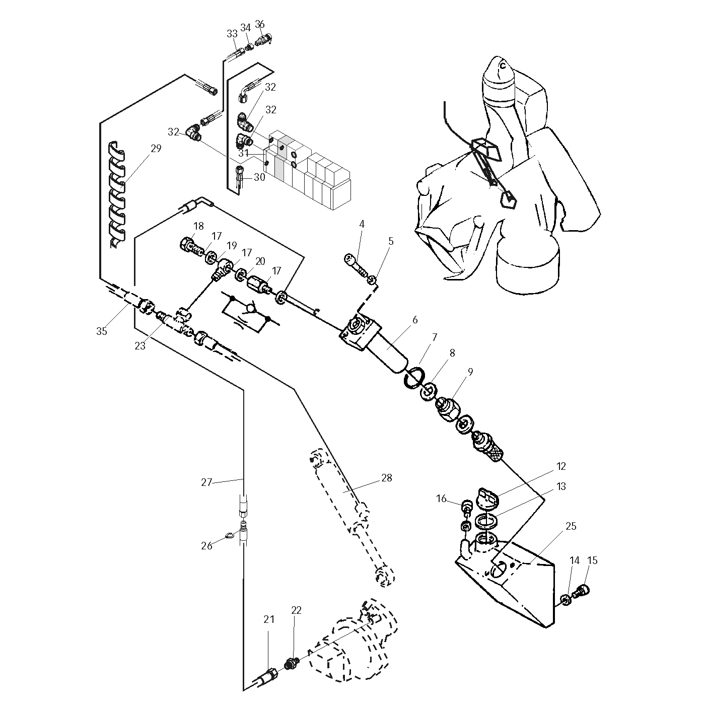 фотография Блок смазки 4876184 от интернет-магазина sp.parts