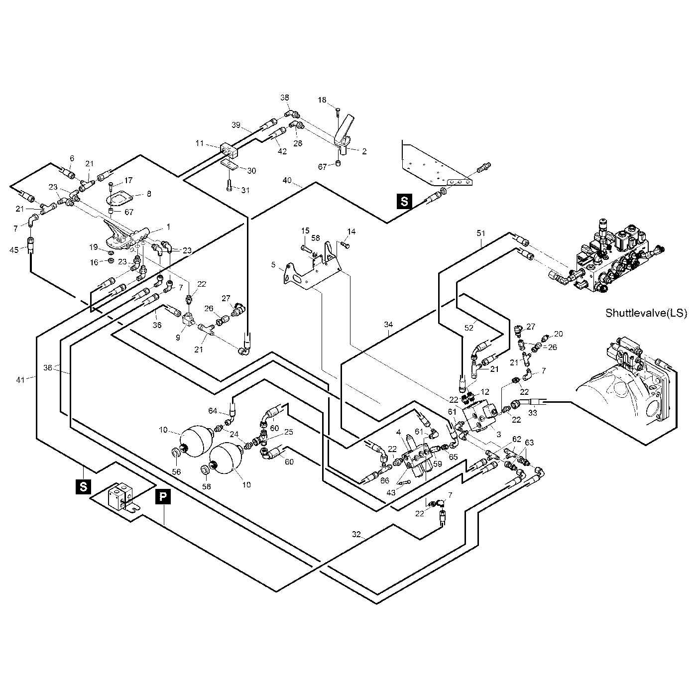 фотография Гидравлический шланг 5211481 от интернет-магазина sp.parts