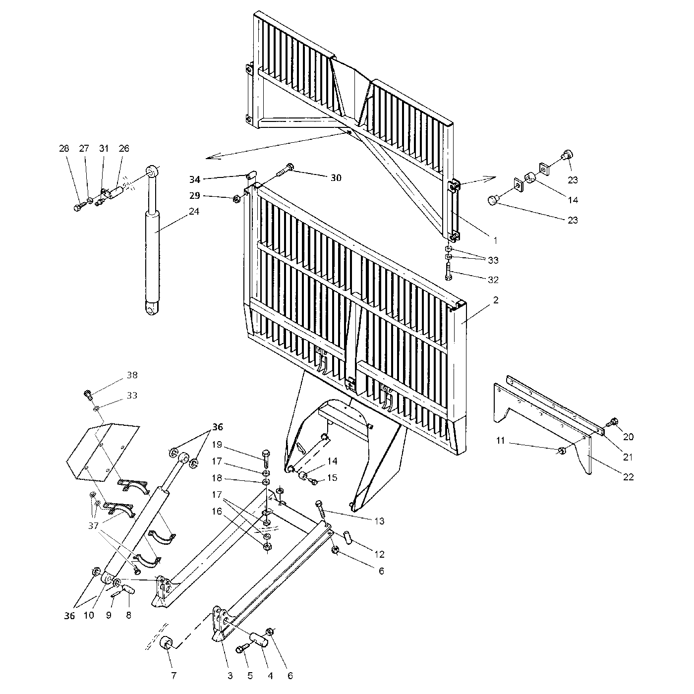 фотография Гидравлический цилиндр 5003507 от интернет-магазина sp.parts