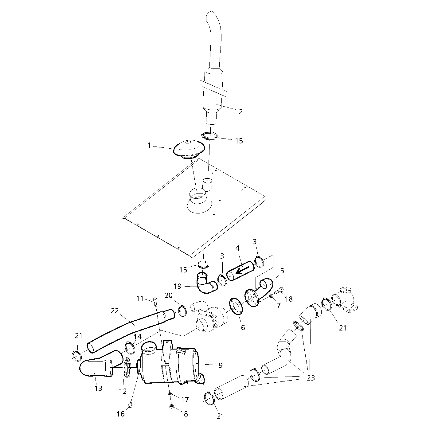 фотография Труба 5077131 от интернет-магазина sp.parts