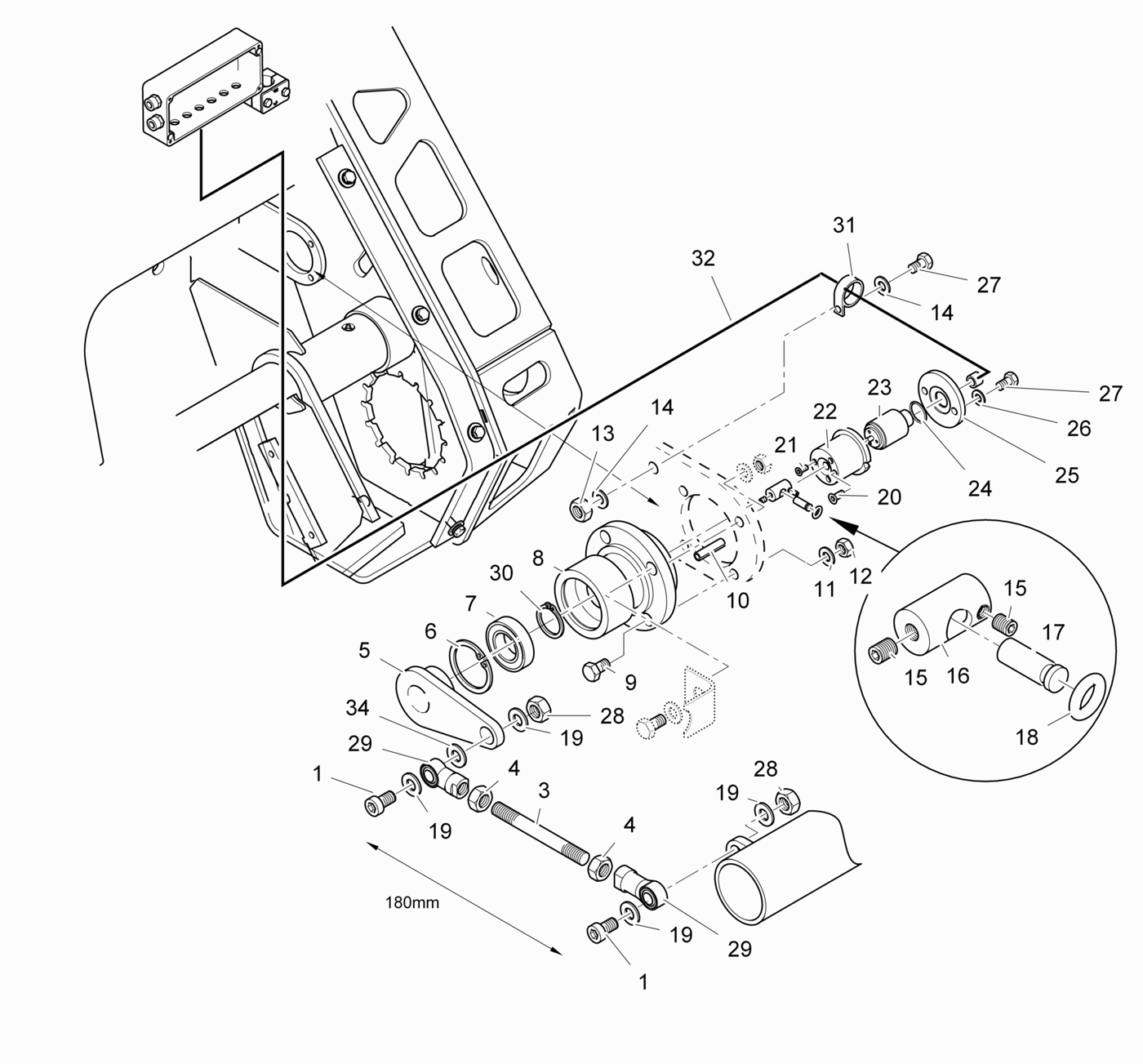 фотография Штифт натяжения 5009834 от интернет-магазина sp.parts