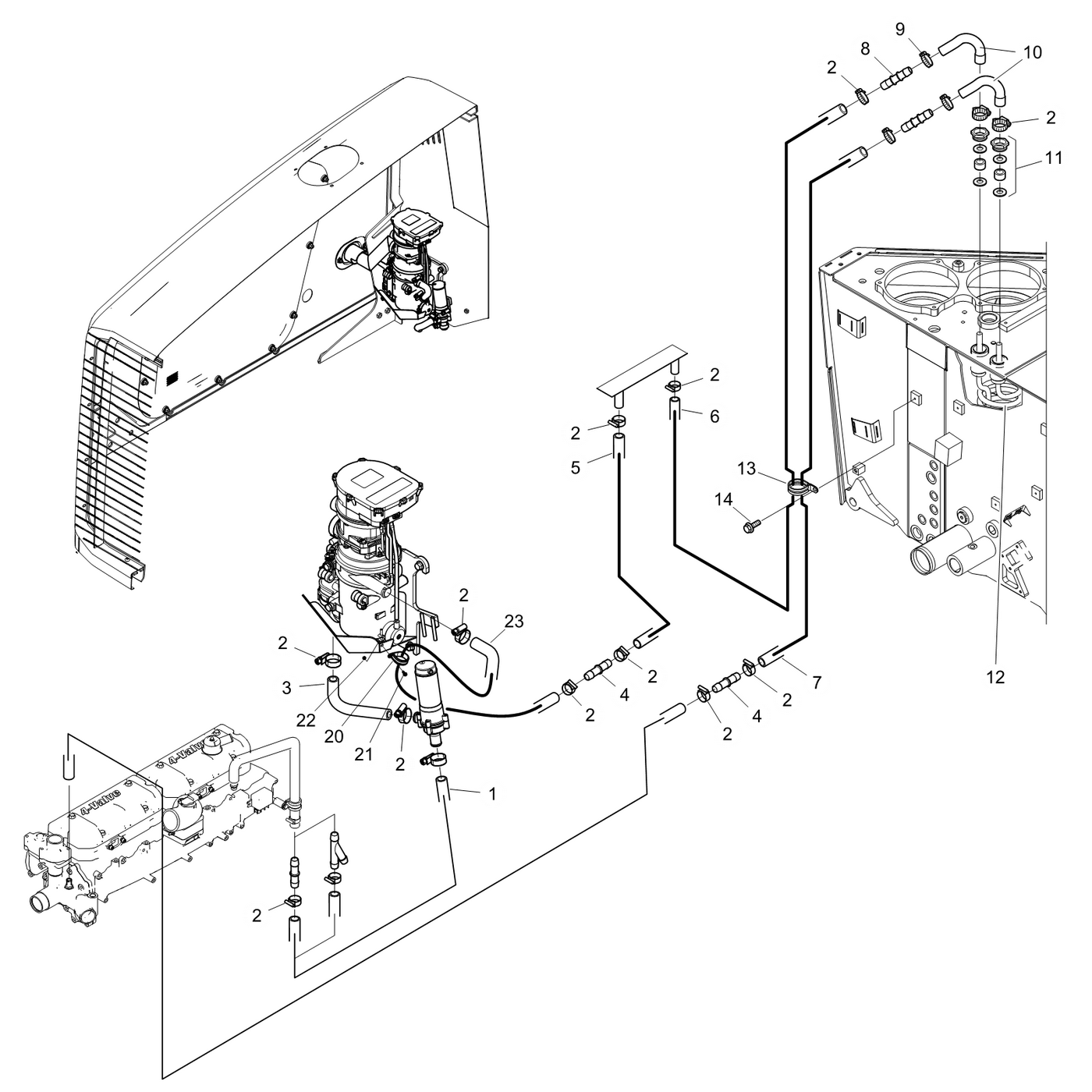 фотография Комплект прокладок 5040302 от интернет-магазина sp.parts