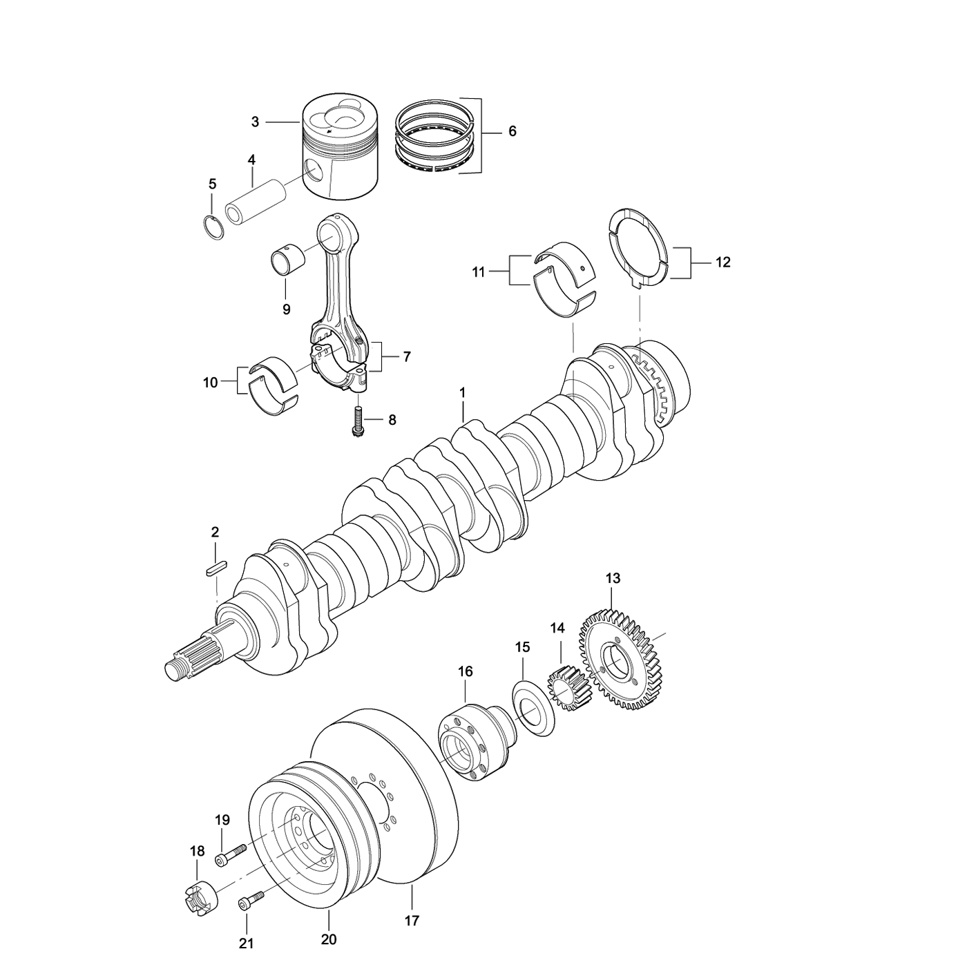 фотография Коленвал 837070199 от интернет-магазина sp.parts
