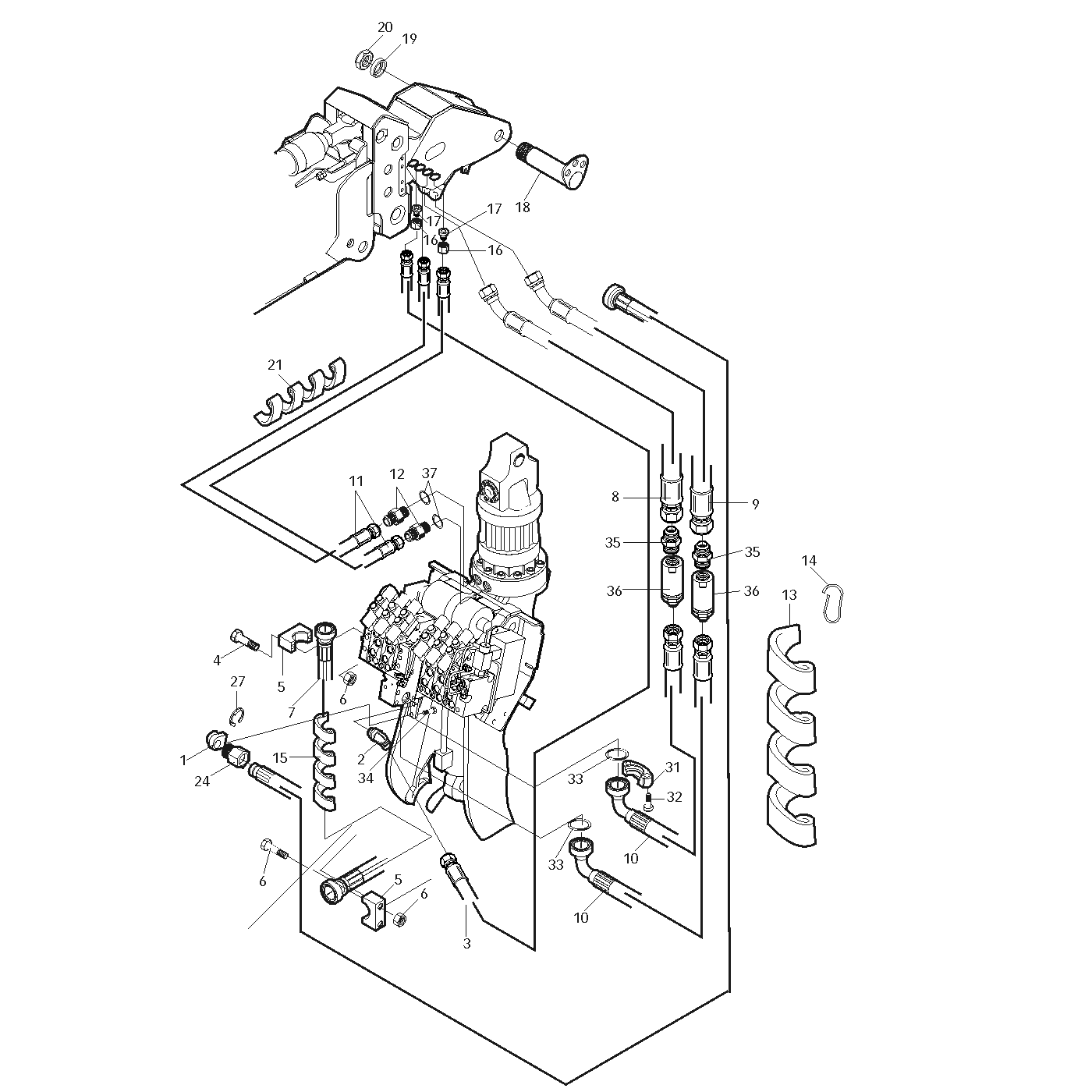 фотография Гидравлический шланг 5043096 от интернет-магазина sp.parts