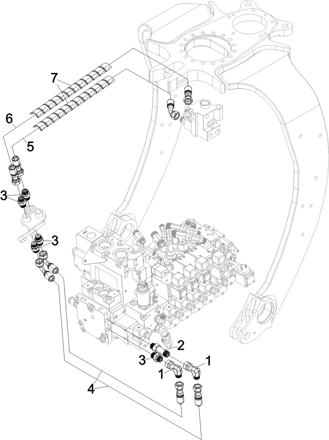 фотография Гидравлический шланг 5276687 от интернет-магазина sp.parts