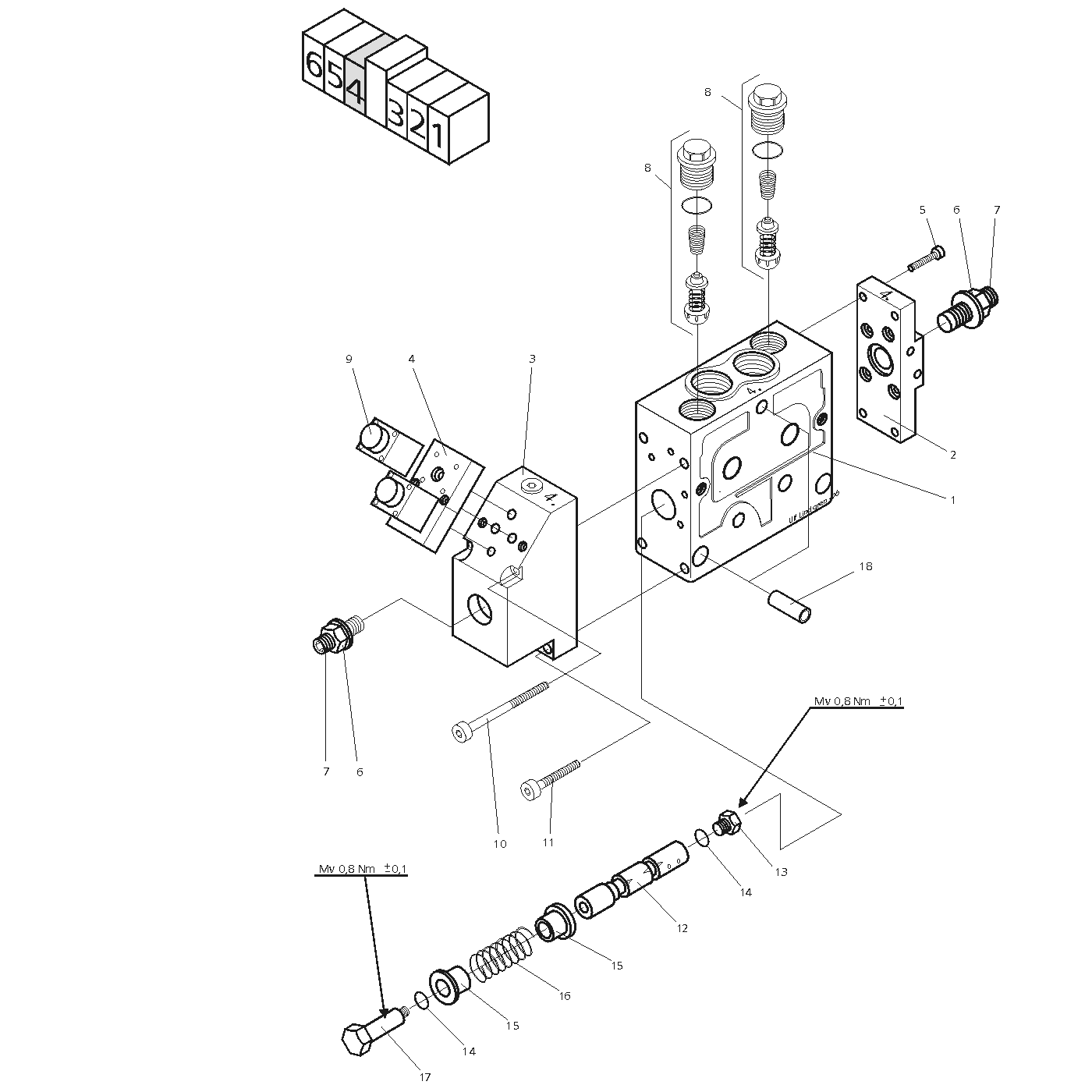 фотография Секция клапана 5037236 от интернет-магазина sp.parts