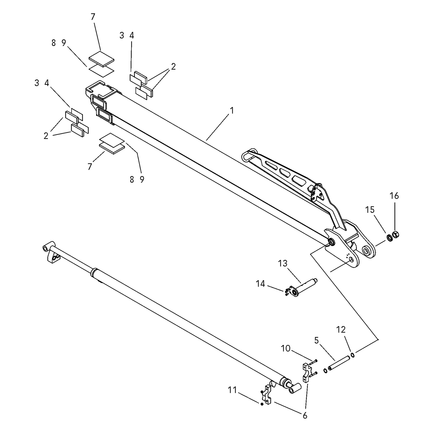 фотография Телескопическая стрела 4691733 от интернет-магазина sp.parts