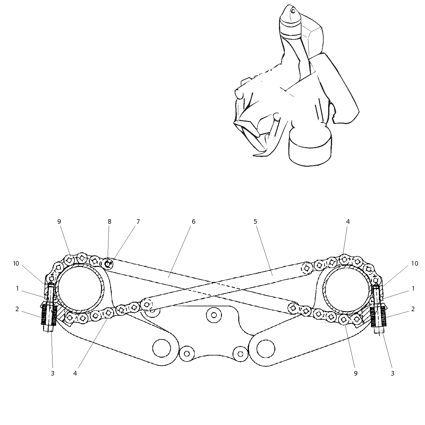 фотография Цепь 5009922 от интернет-магазина sp.parts