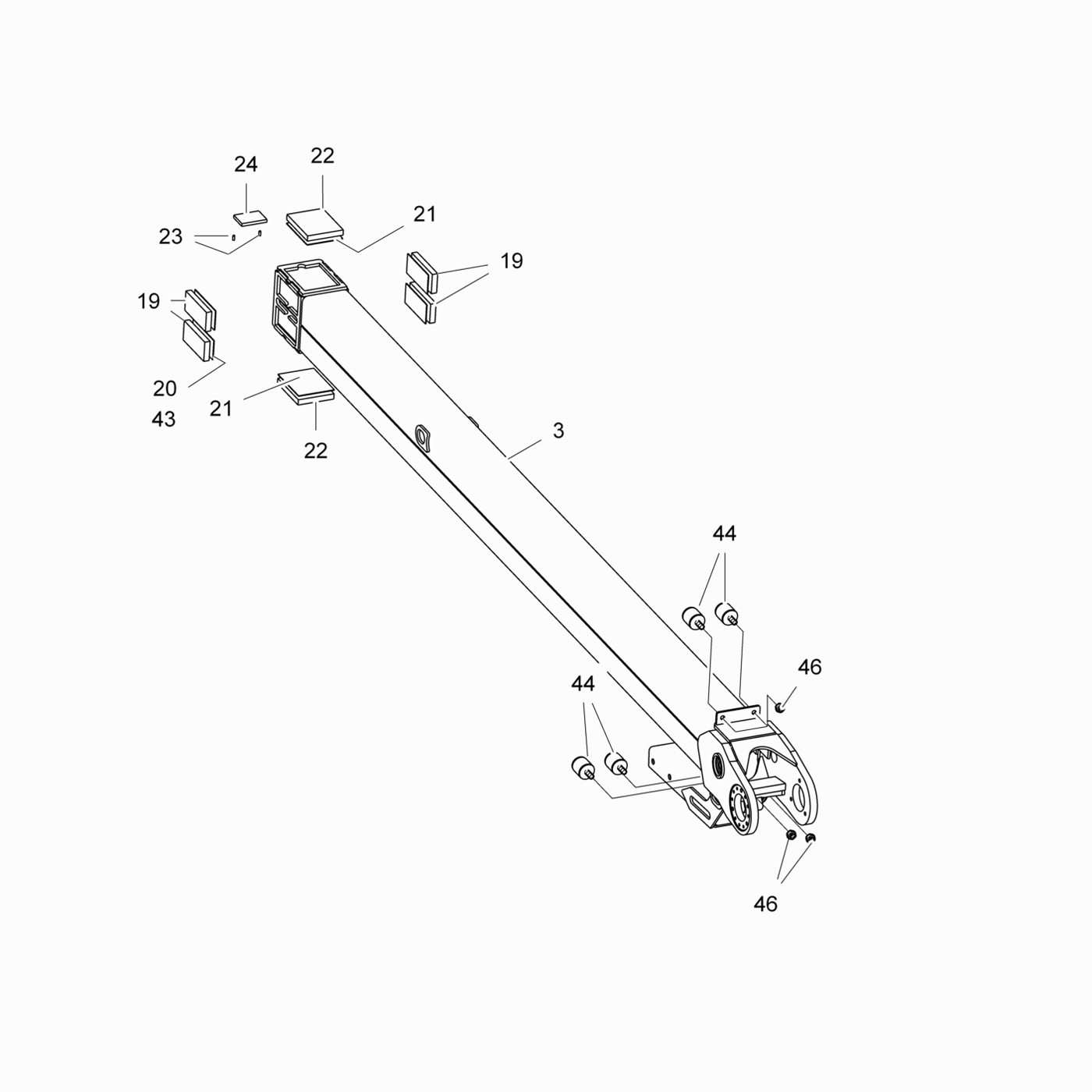 фотография Телескопическая стрела 5073800 от интернет-магазина sp.parts