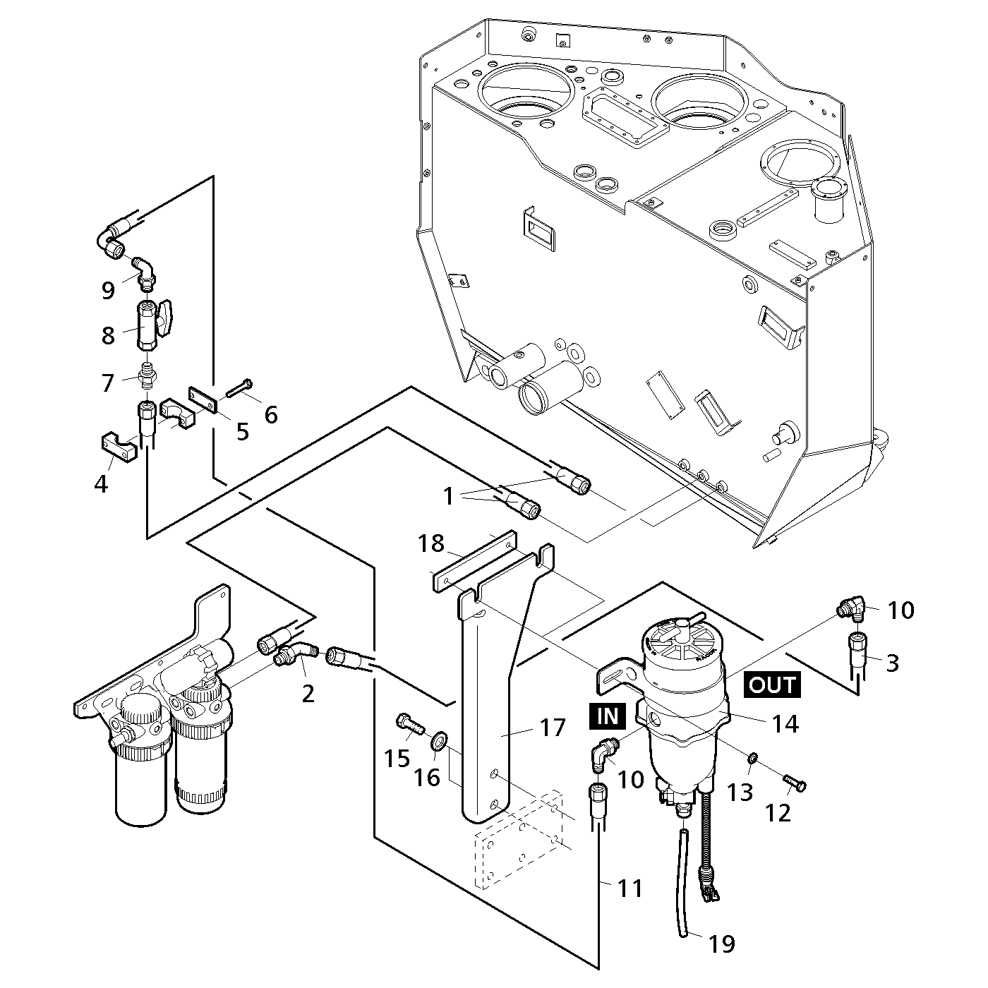 фотография Гидравлический шланг 5072386 от интернет-магазина sp.parts