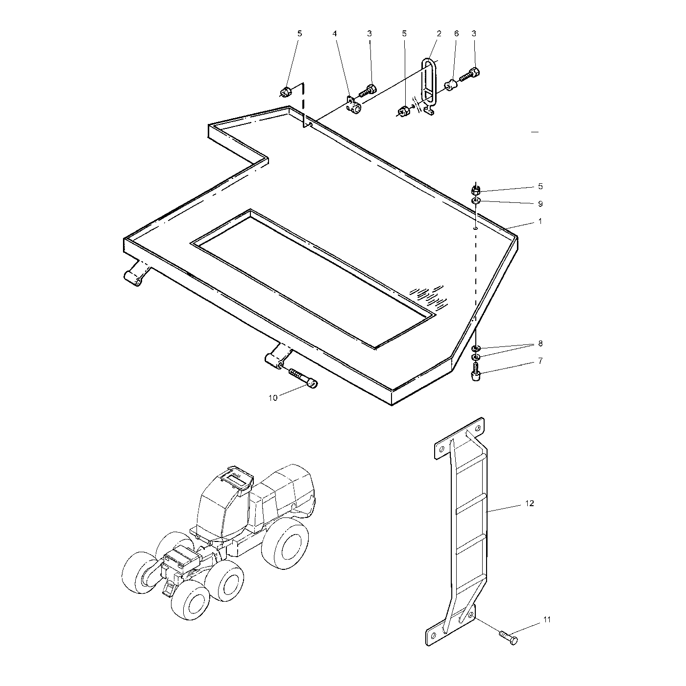 фотография Лестница 5015037 от интернет-магазина sp.parts