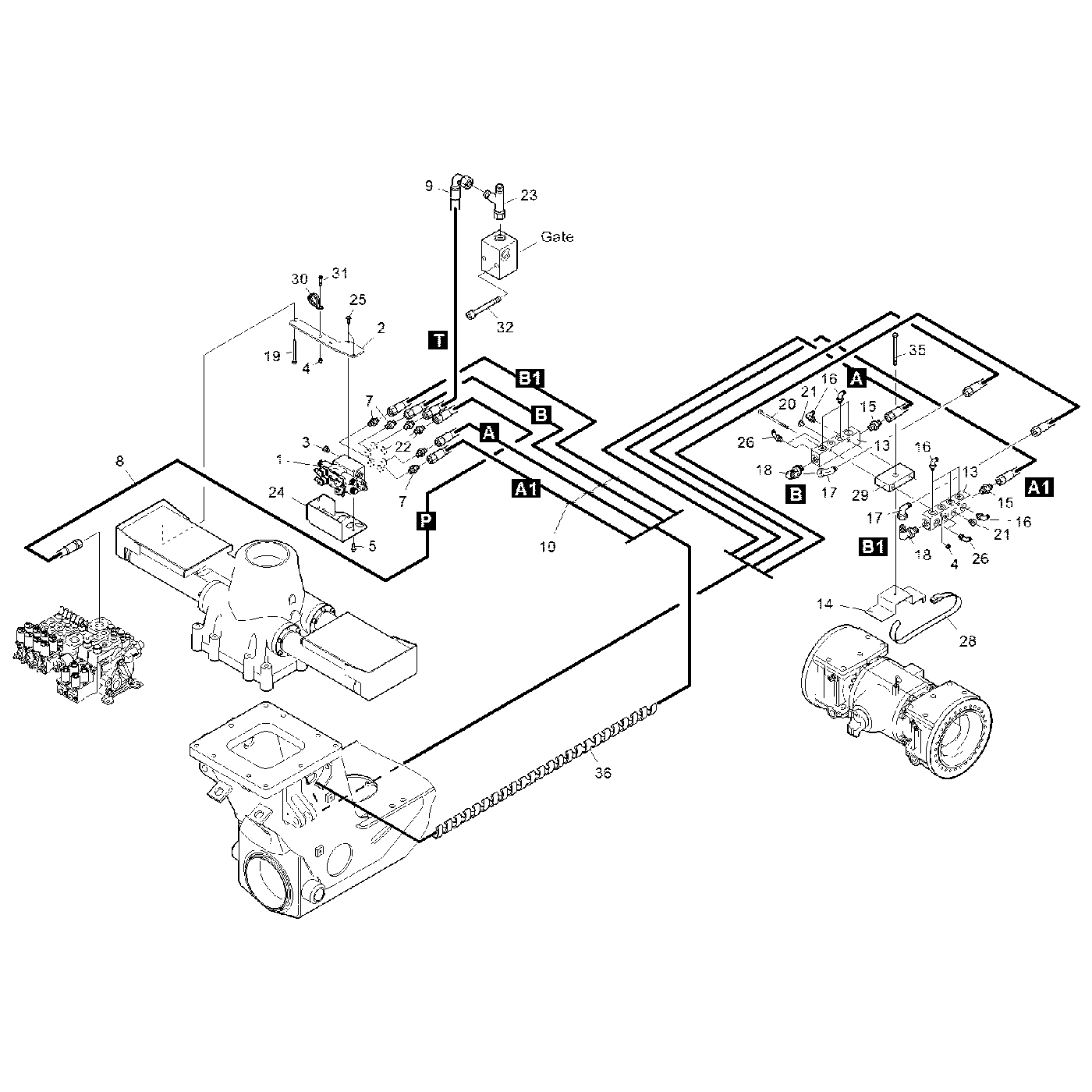 фотография Гидравлический шланг 5199433 от интернет-магазина sp.parts
