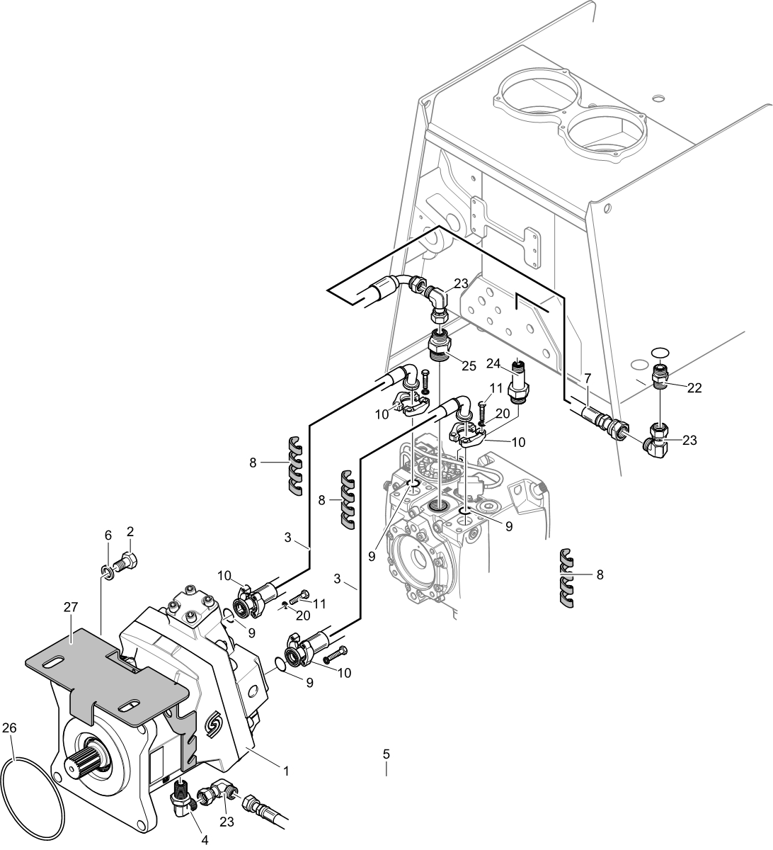 фотография Гидравлический шланг 5275214 от интернет-магазина sp.parts