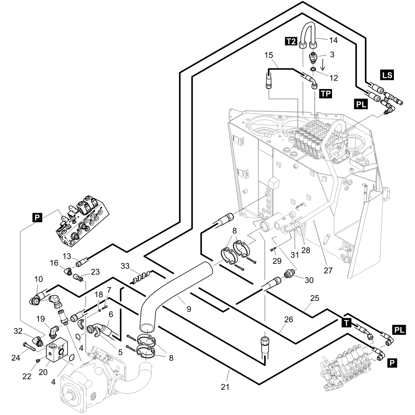 фотография Гидравлический шланг 5244578 от интернет-магазина sp.parts