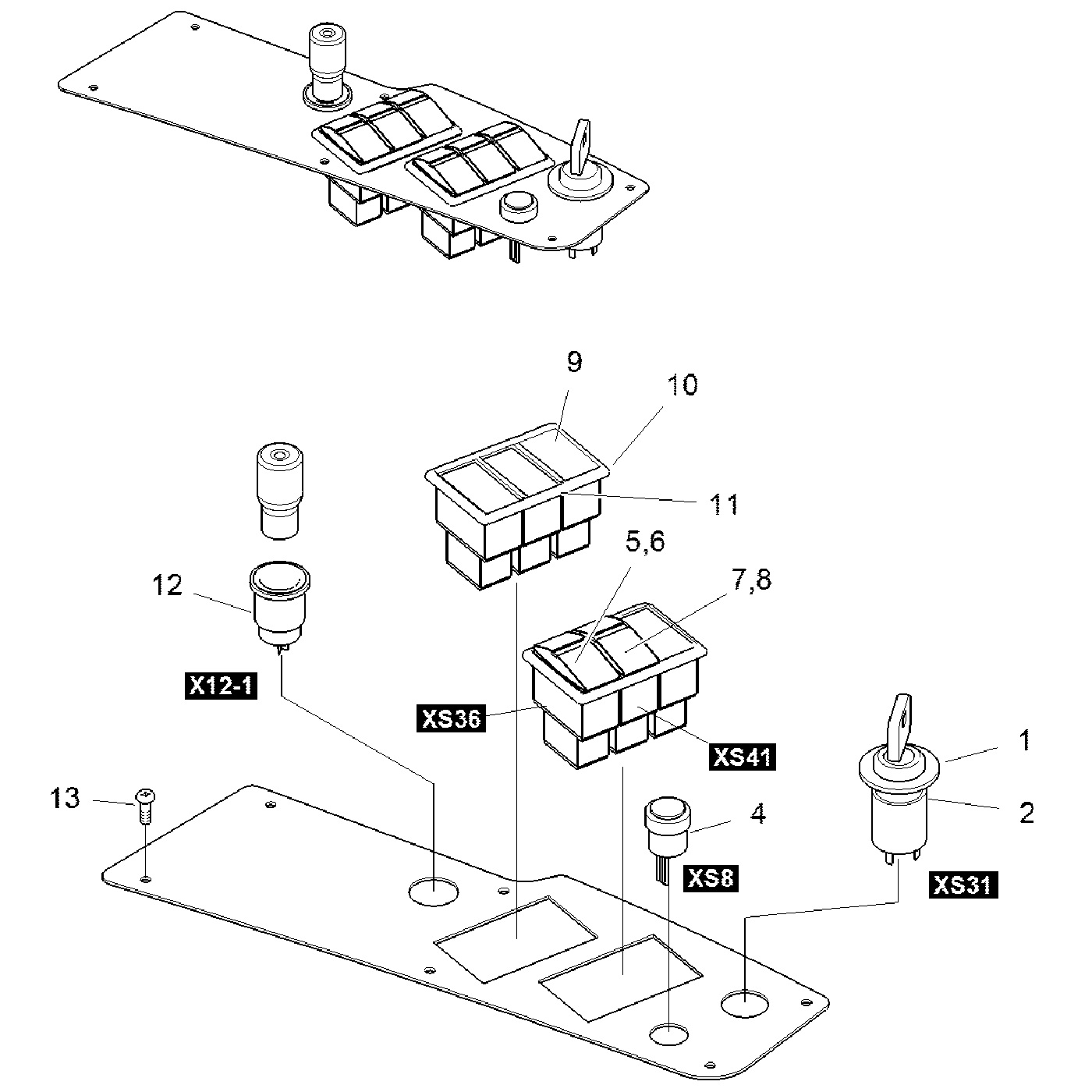 фотография Выключатель 5218886 от интернет-магазина sp.parts