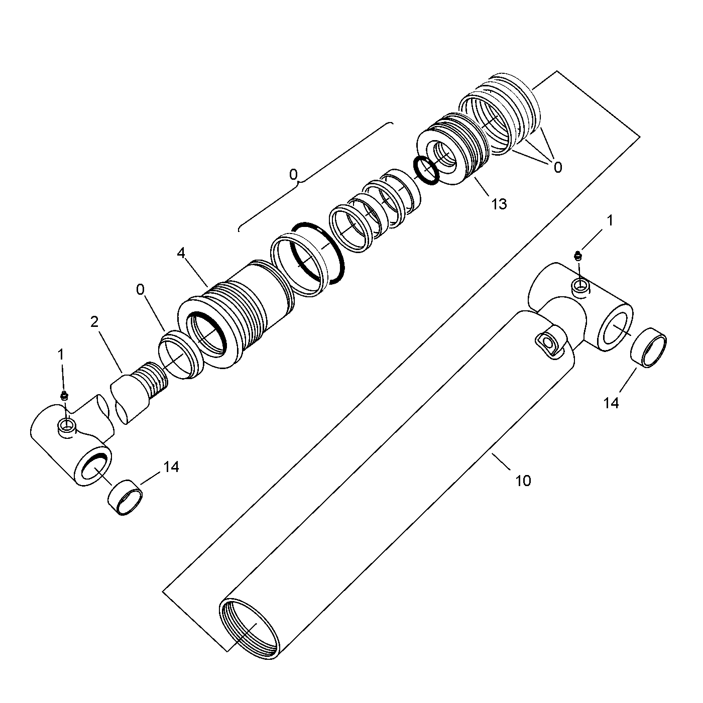 фотография Гидравлический цилиндр 4691836 от интернет-магазина sp.parts