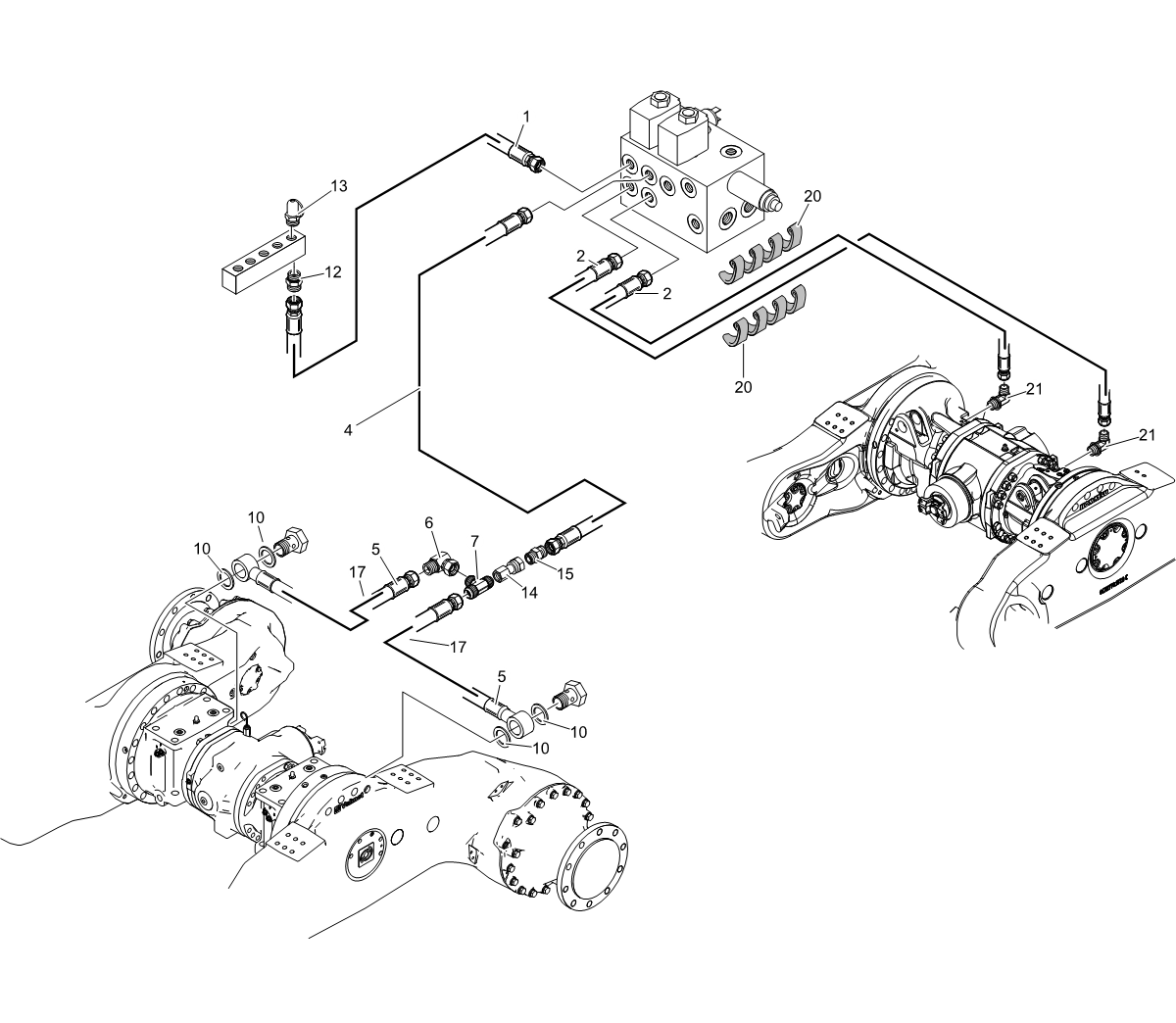 фотография Гидравлический шланг 5198914 от интернет-магазина sp.parts