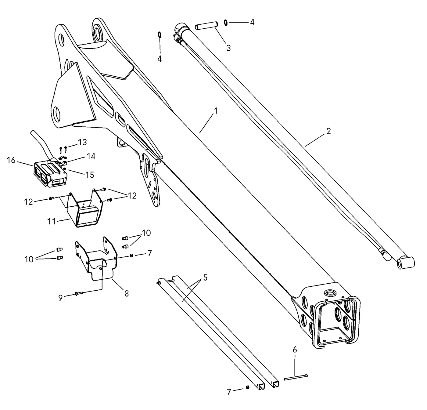 фотография Гидравлический цилиндр 4690186 от интернет-магазина sp.parts