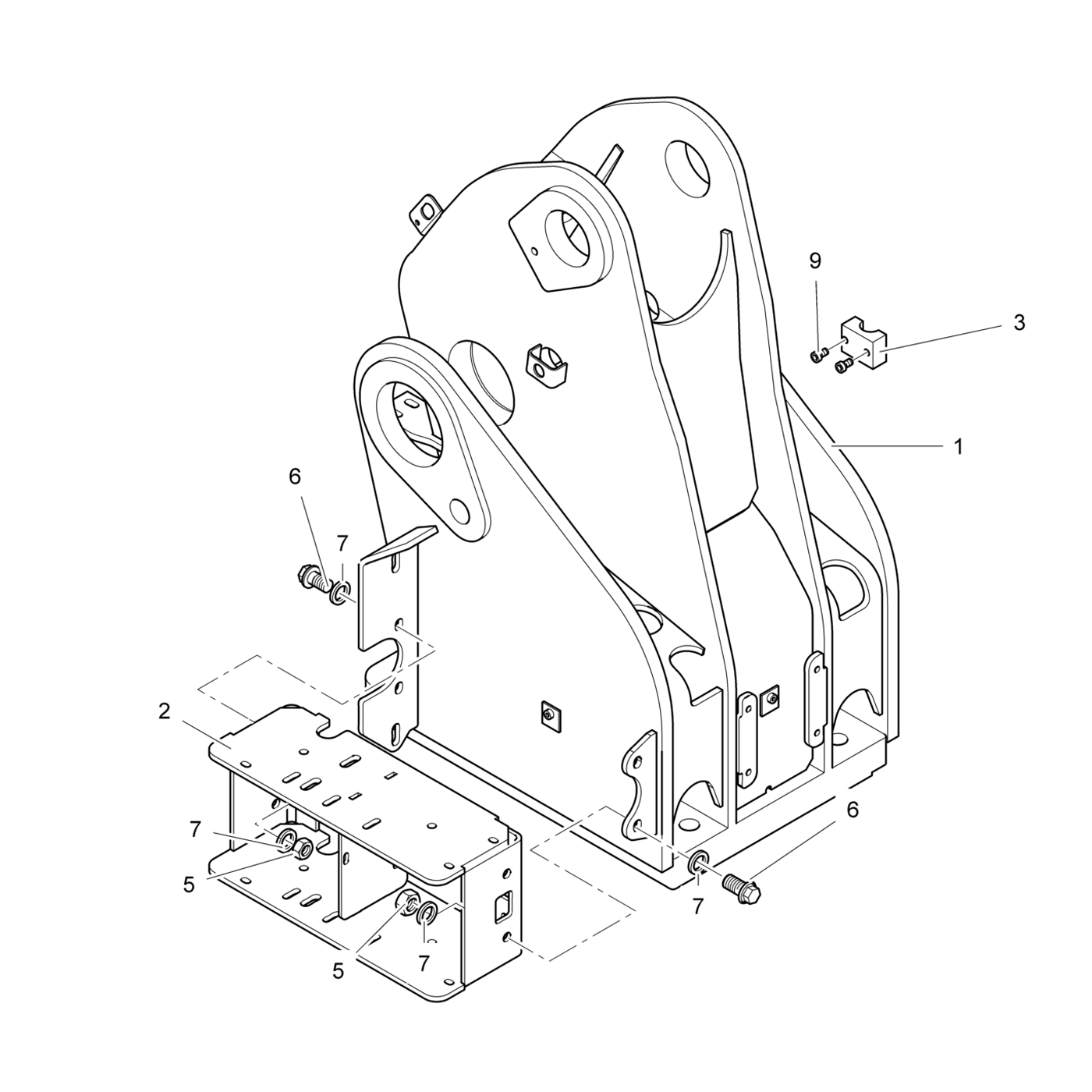 фотография Основание подъемного крана 5083709 от интернет-магазина sp.parts