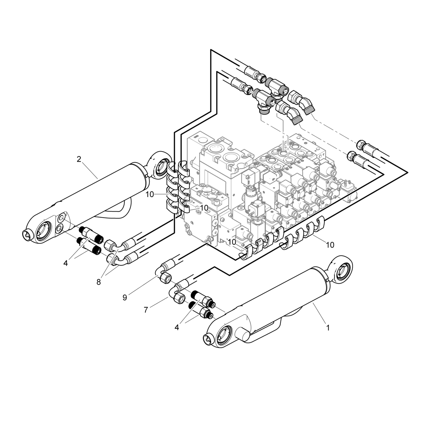 фотография Гидравлический цилиндр 5211923 от интернет-магазина sp.parts