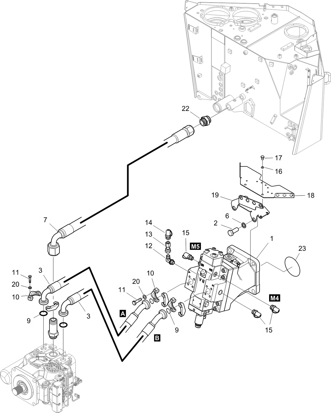 фотография Гидравлический шланг 5244563 от интернет-магазина sp.parts