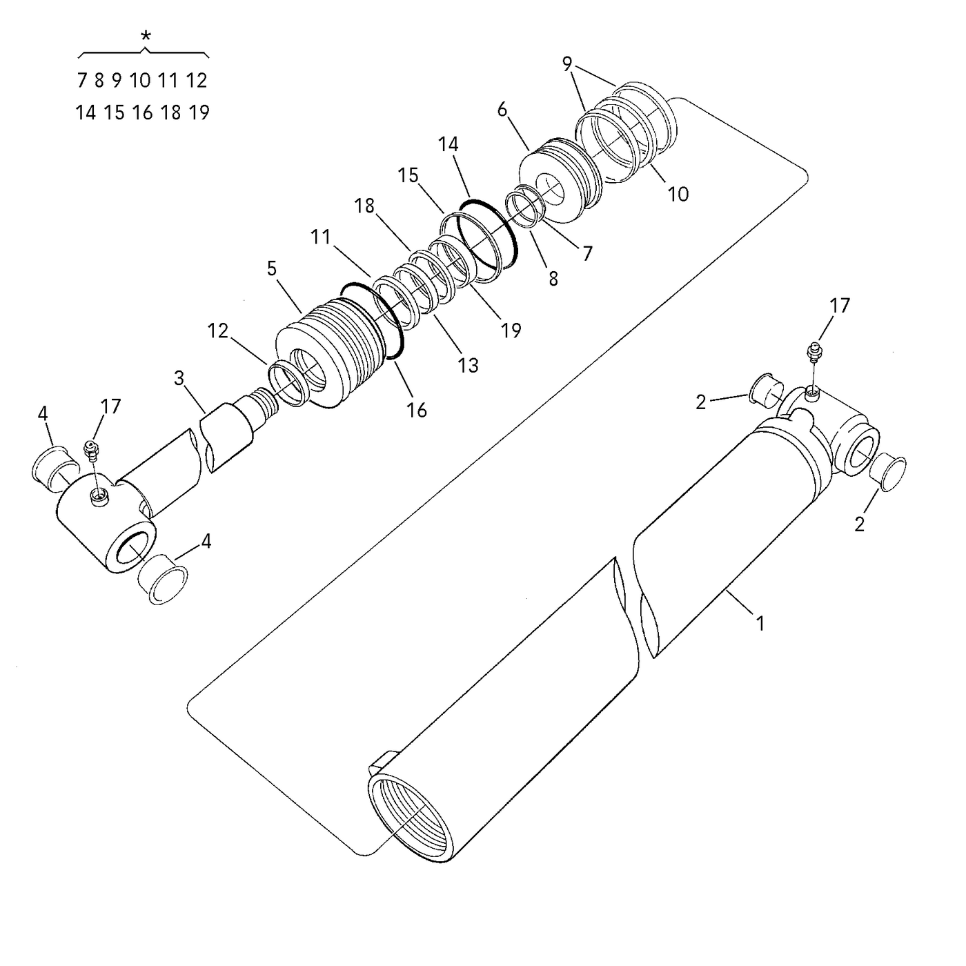 фотография Комплект уплотнений 5062455 от интернет-магазина sp.parts