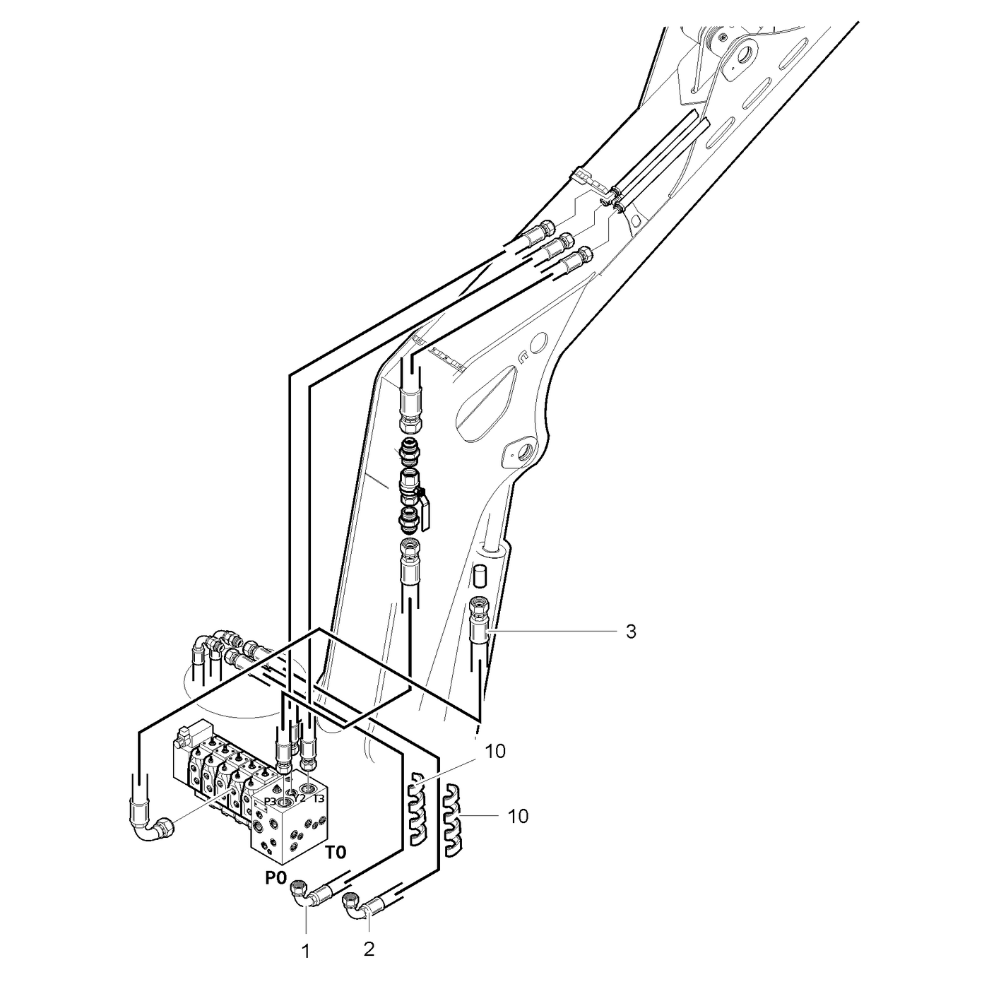 фотография Гидравлический шланг 5068565 от интернет-магазина sp.parts