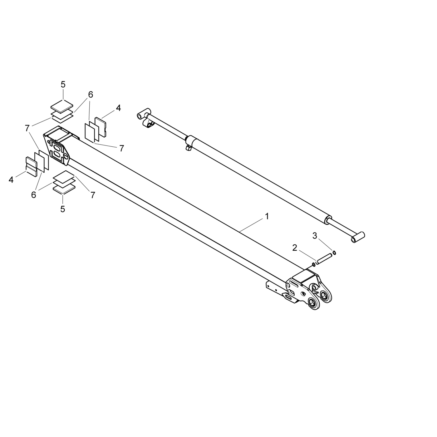 фотография Телескопическая Рычаг 5232860 от интернет-магазина sp.parts