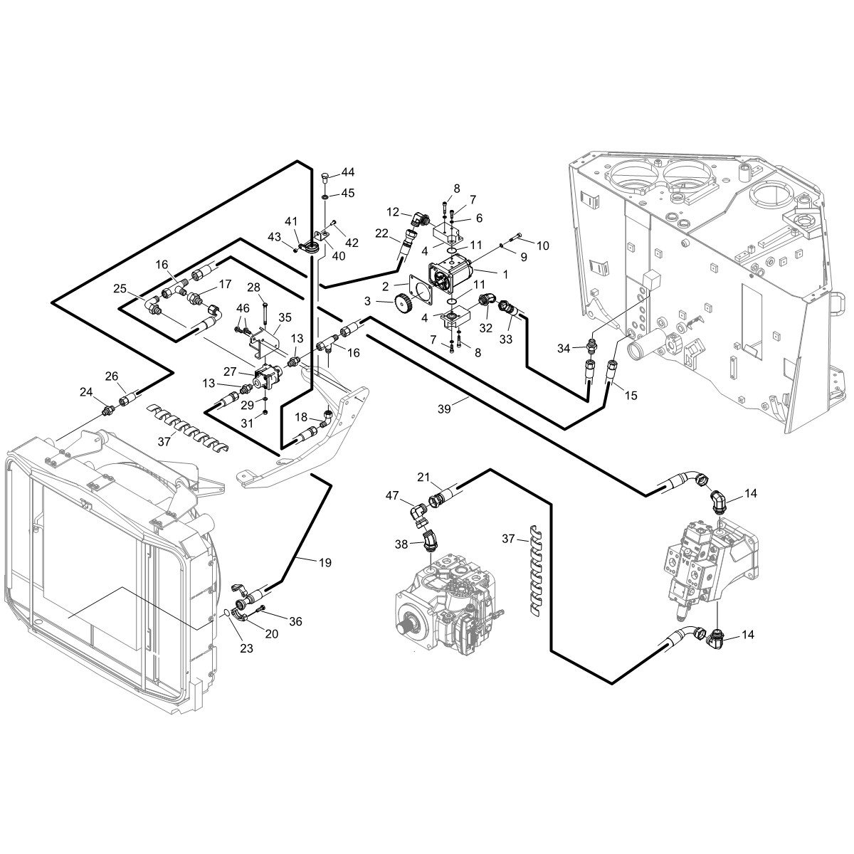 фотография Гидравлический шланг 5244569 от интернет-магазина sp.parts